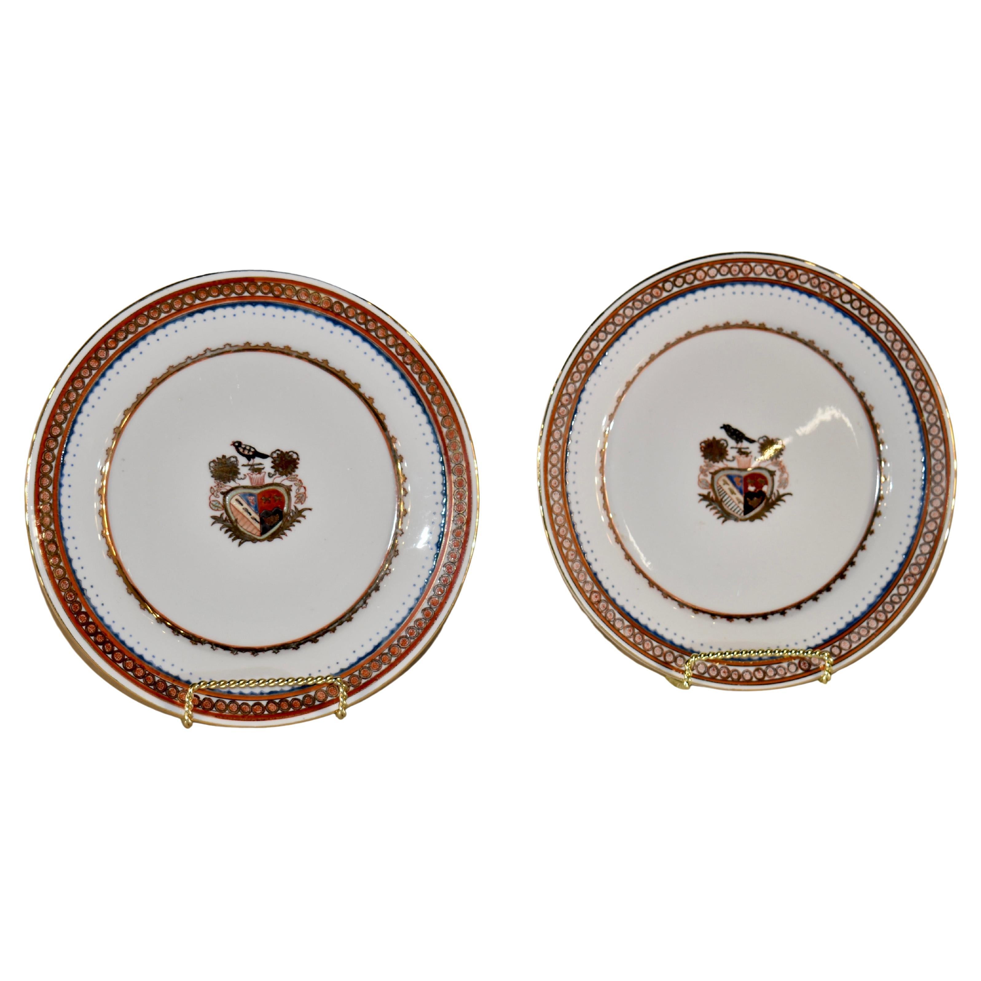 Pareja de placas armoriales del siglo XIX en venta