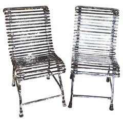 Pair of 19th Century Arras Garden Chairs