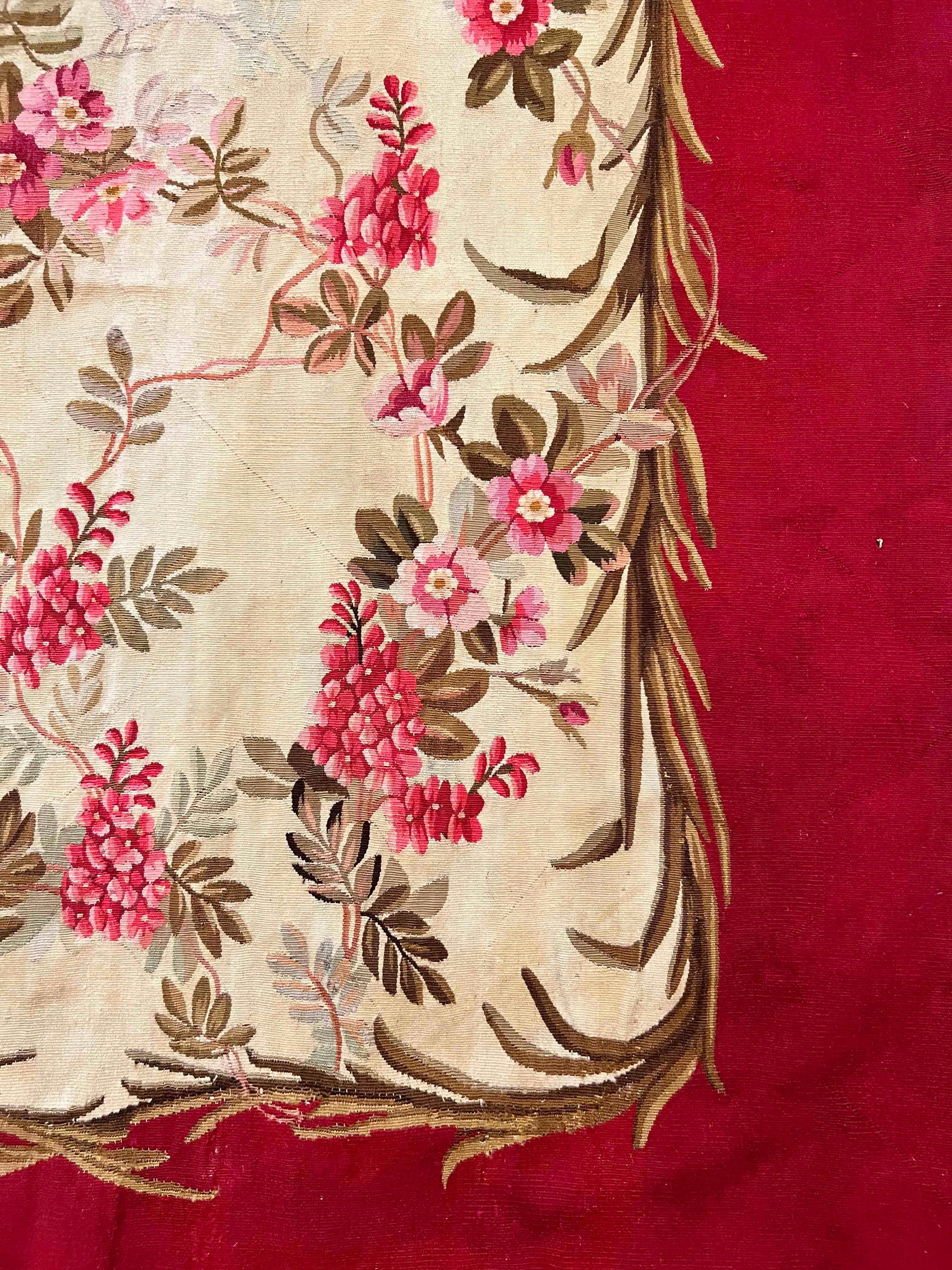 Français paire de tapisseries d'Aubusson du 19ème siècle - n° 1156 en vente