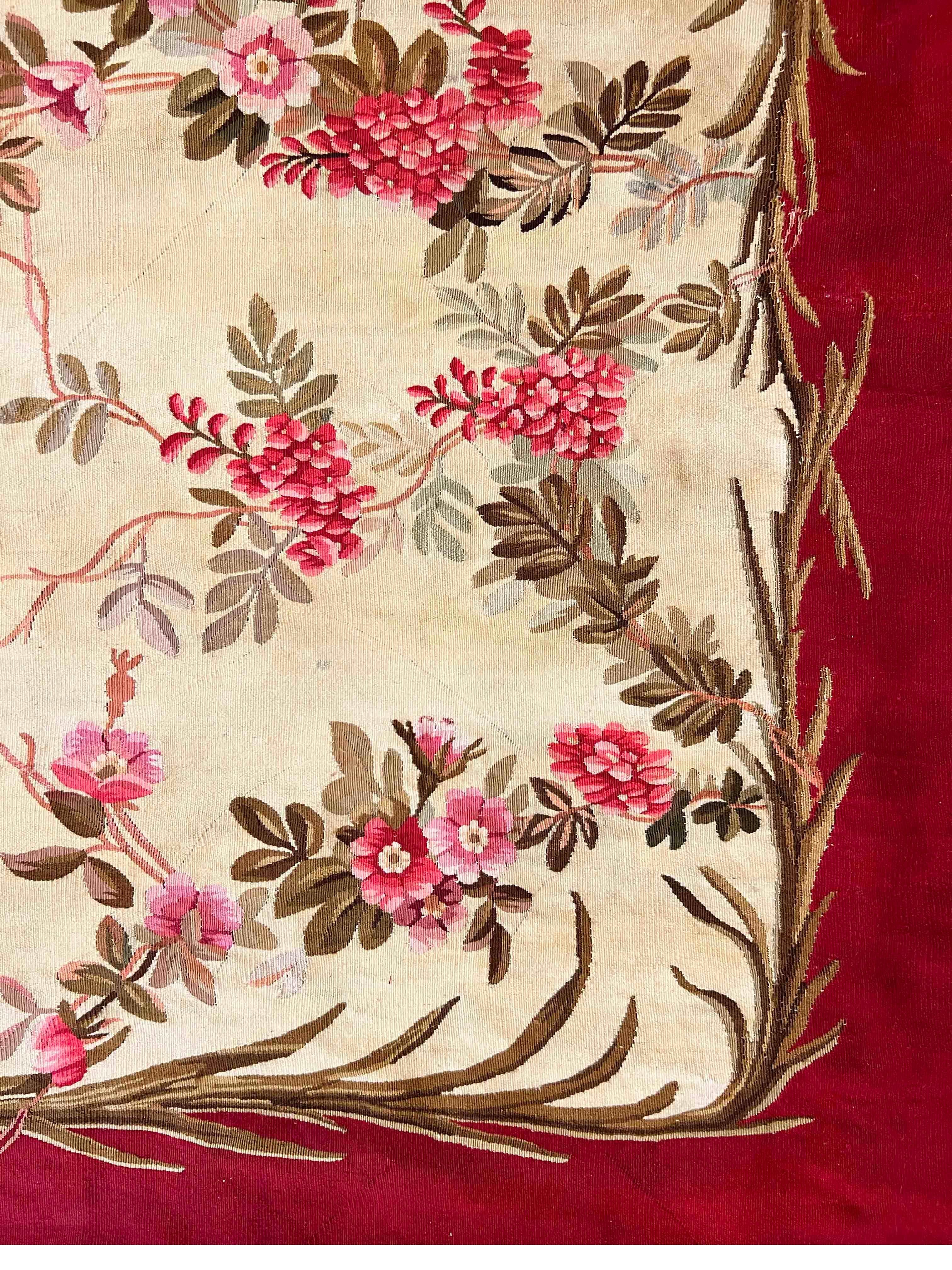 Tissé à la main paire de tapisseries d'Aubusson du 19ème siècle - n° 1156 en vente