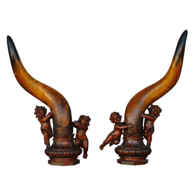 Pair of 19th Century Baby Sculptures
