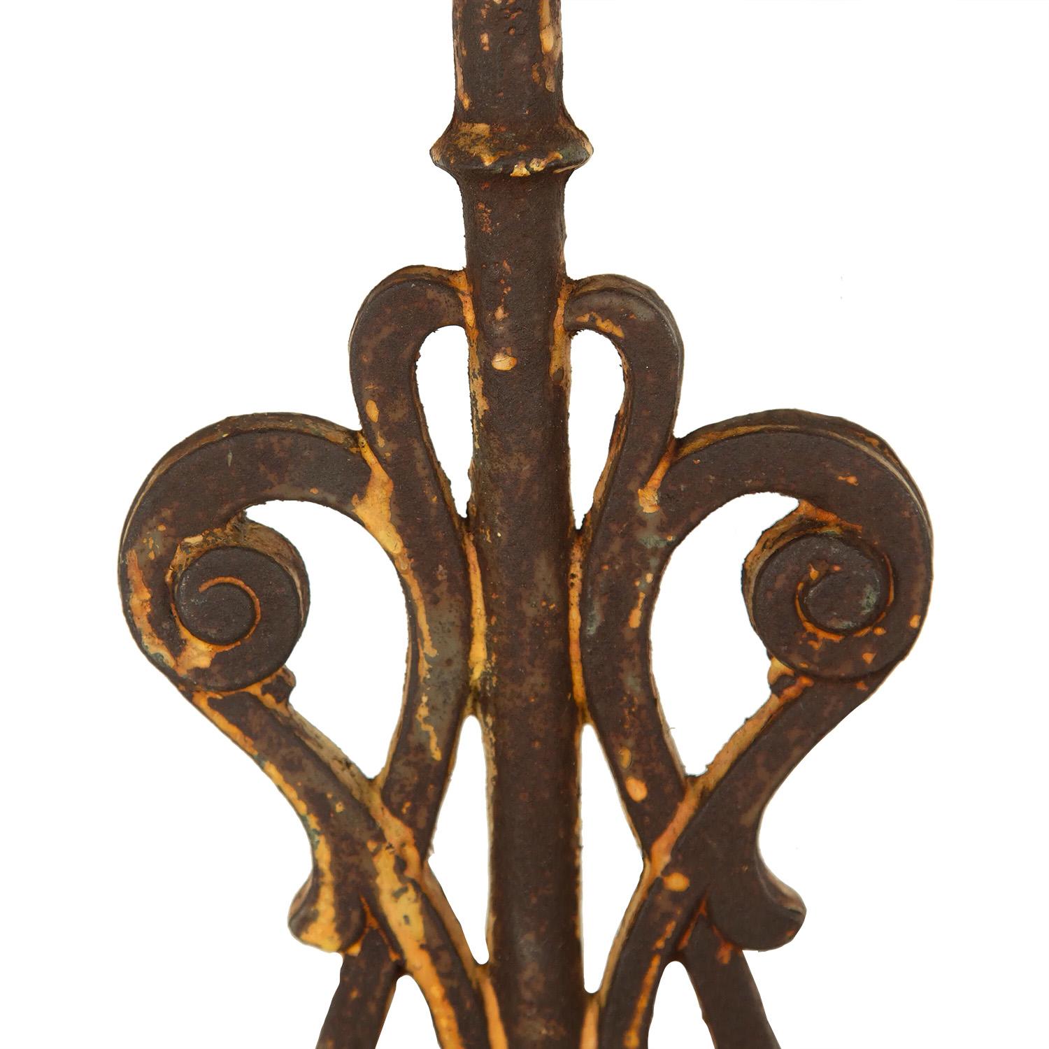 Pair of 19th Century Balustrade Lamps In Good Condition In Tetbury, Gloucestershire