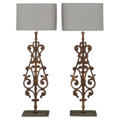 Pair of 19th Century Balustrade Lamps