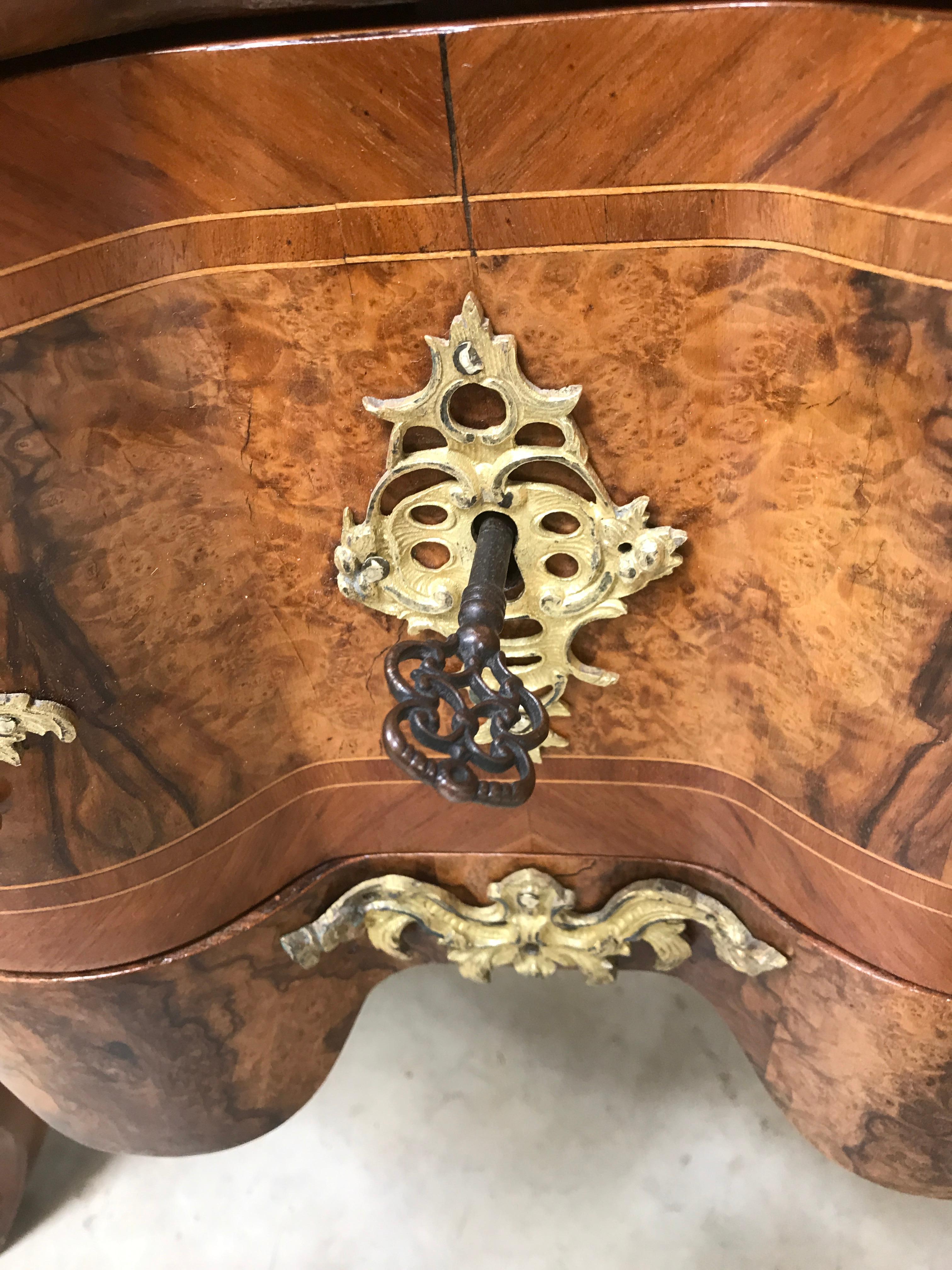 Pair of 19th Century Baroque Commodes 5