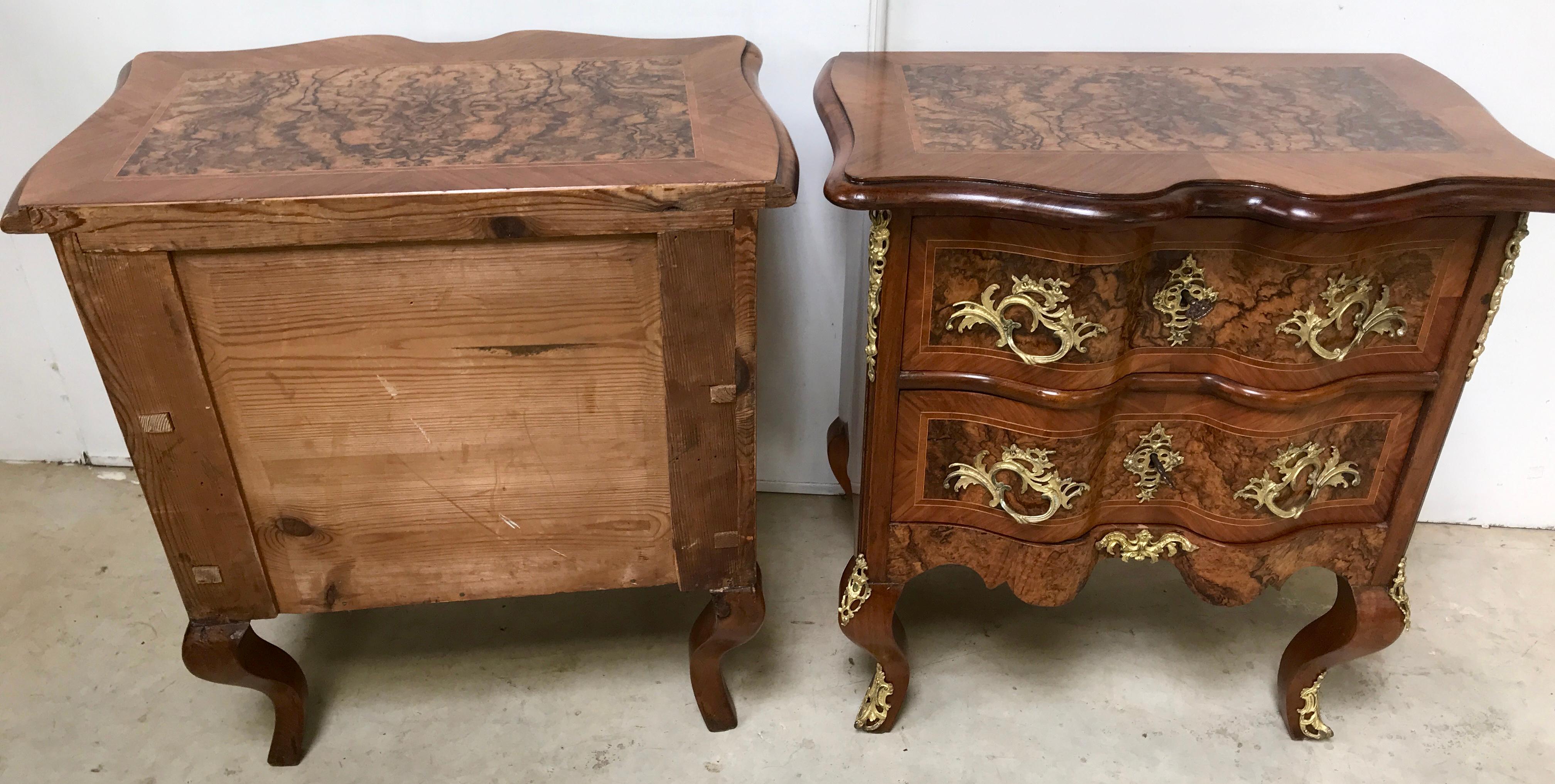 Pair of 19th Century Baroque Commodes 3