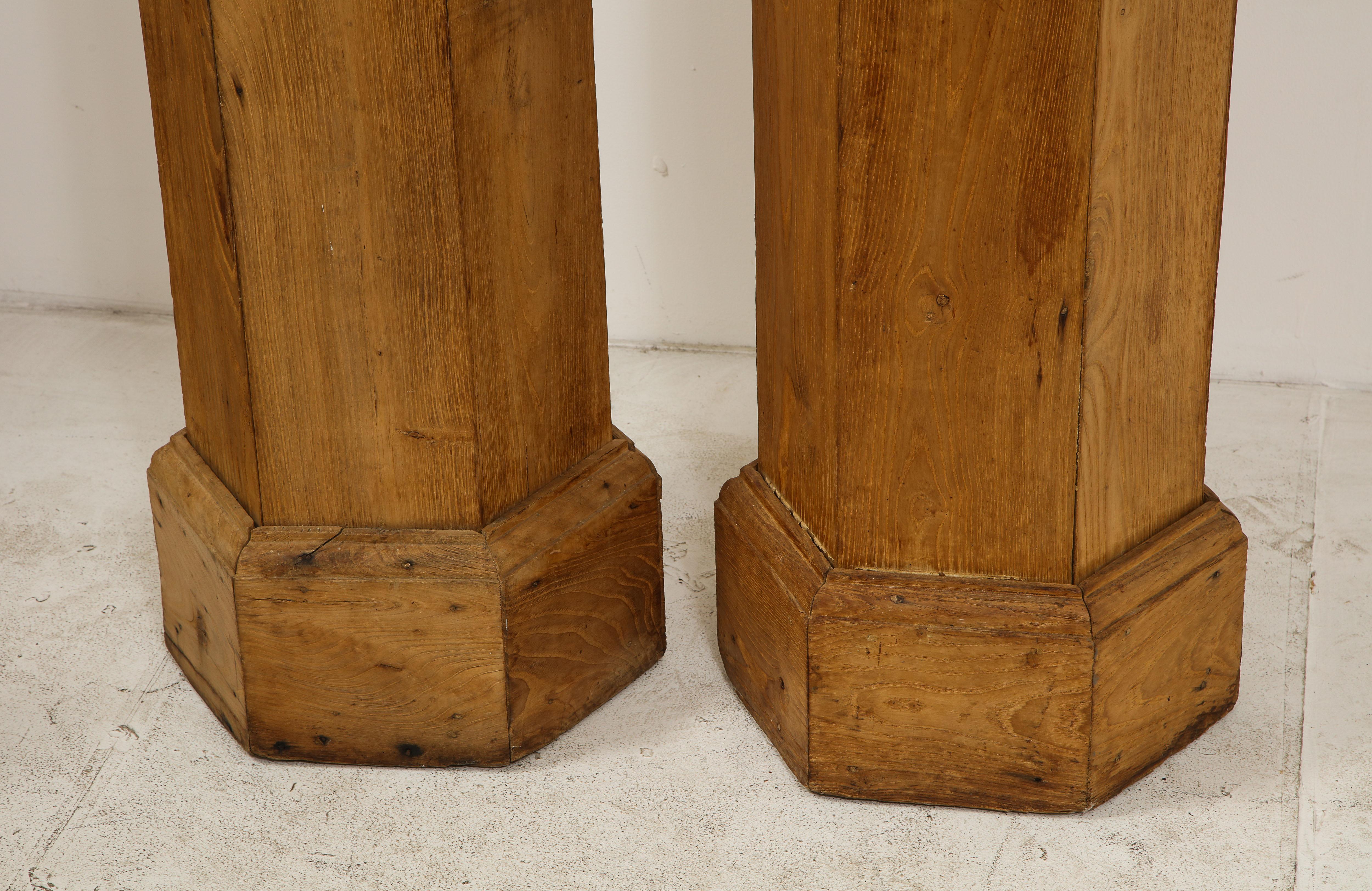 Pair of 19th Century Belgian Wood Podiums 6