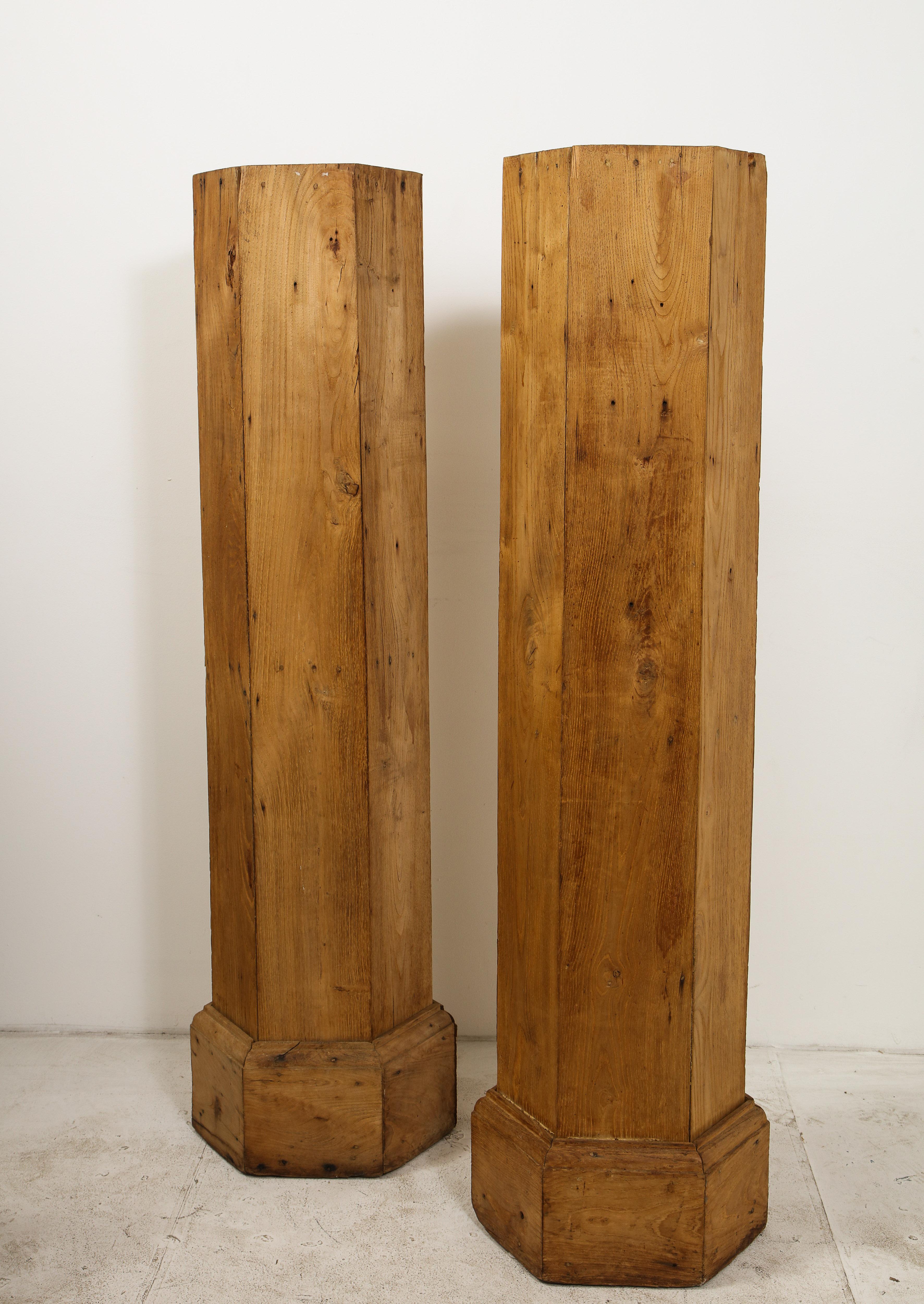 Pair of 19th Century Belgian Wood Podiums 7