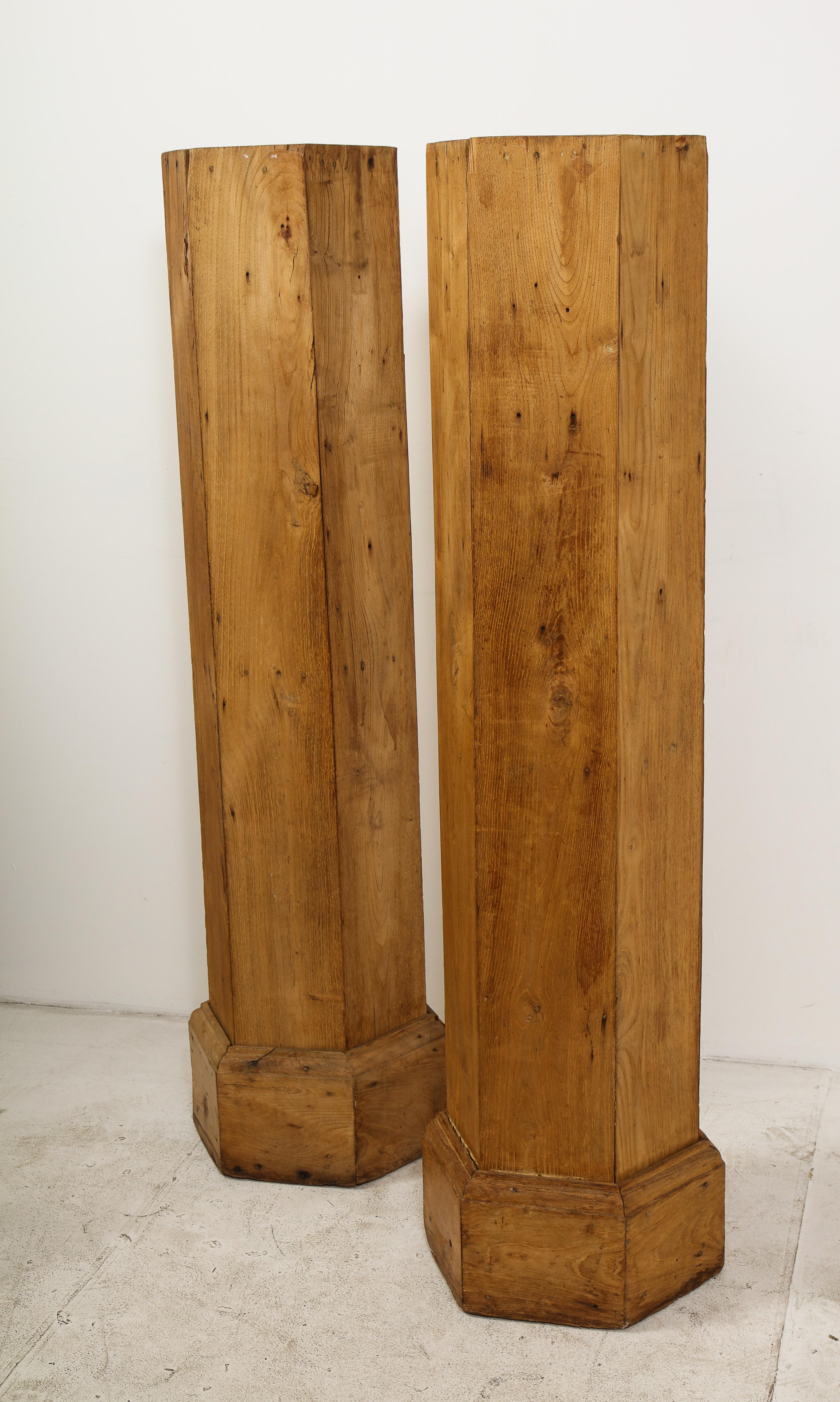 Pair of 19th Century Belgian Wood Podiums 8