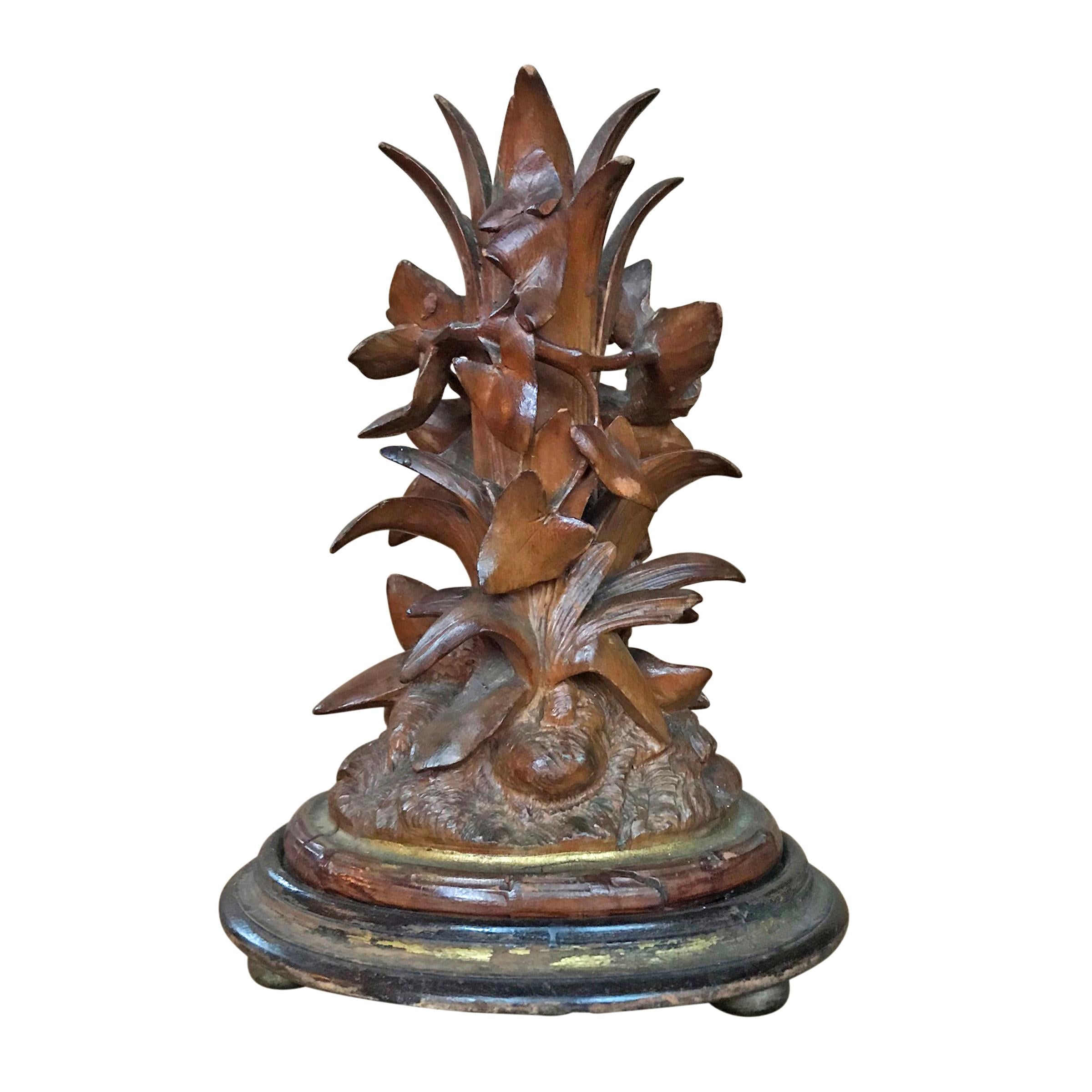 Tedesco Coppia di candelabri Black Forest del XIX secolo in vendita