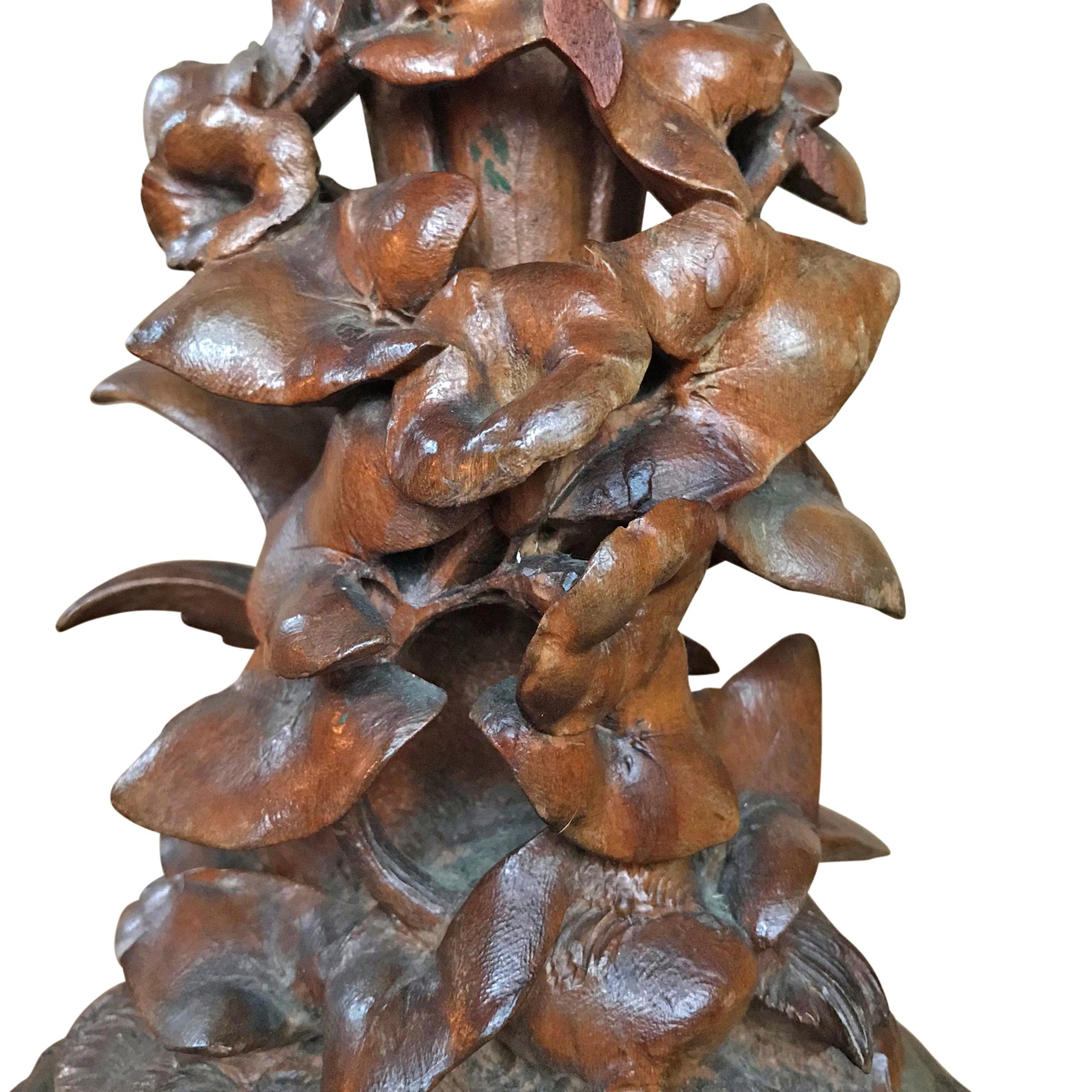 Coppia di candelabri Black Forest del XIX secolo in vendita 1