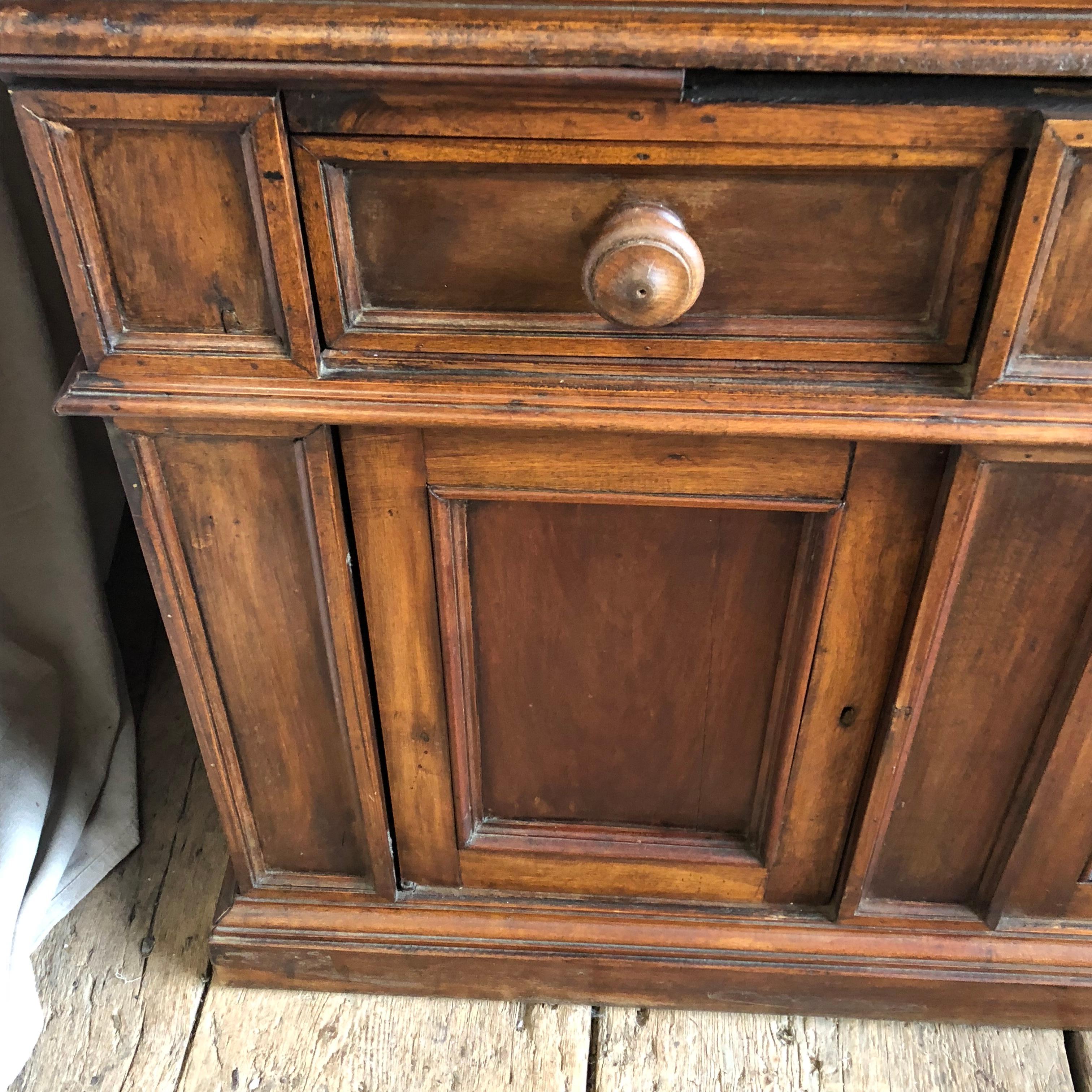 Pair of 19th Century Bookcase Cabinets with Center Shelves 2