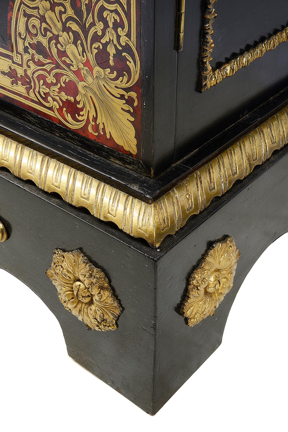 Pair of 19th Century Boulle Pier Cabinets 2