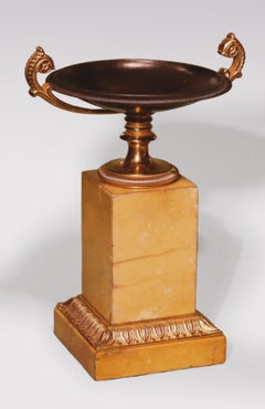 Pair of 19th Century Bronze and Ormolu Tazzas