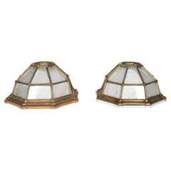 Pair of 19th Century Bronze Lanterns from Chateau Golden Drop