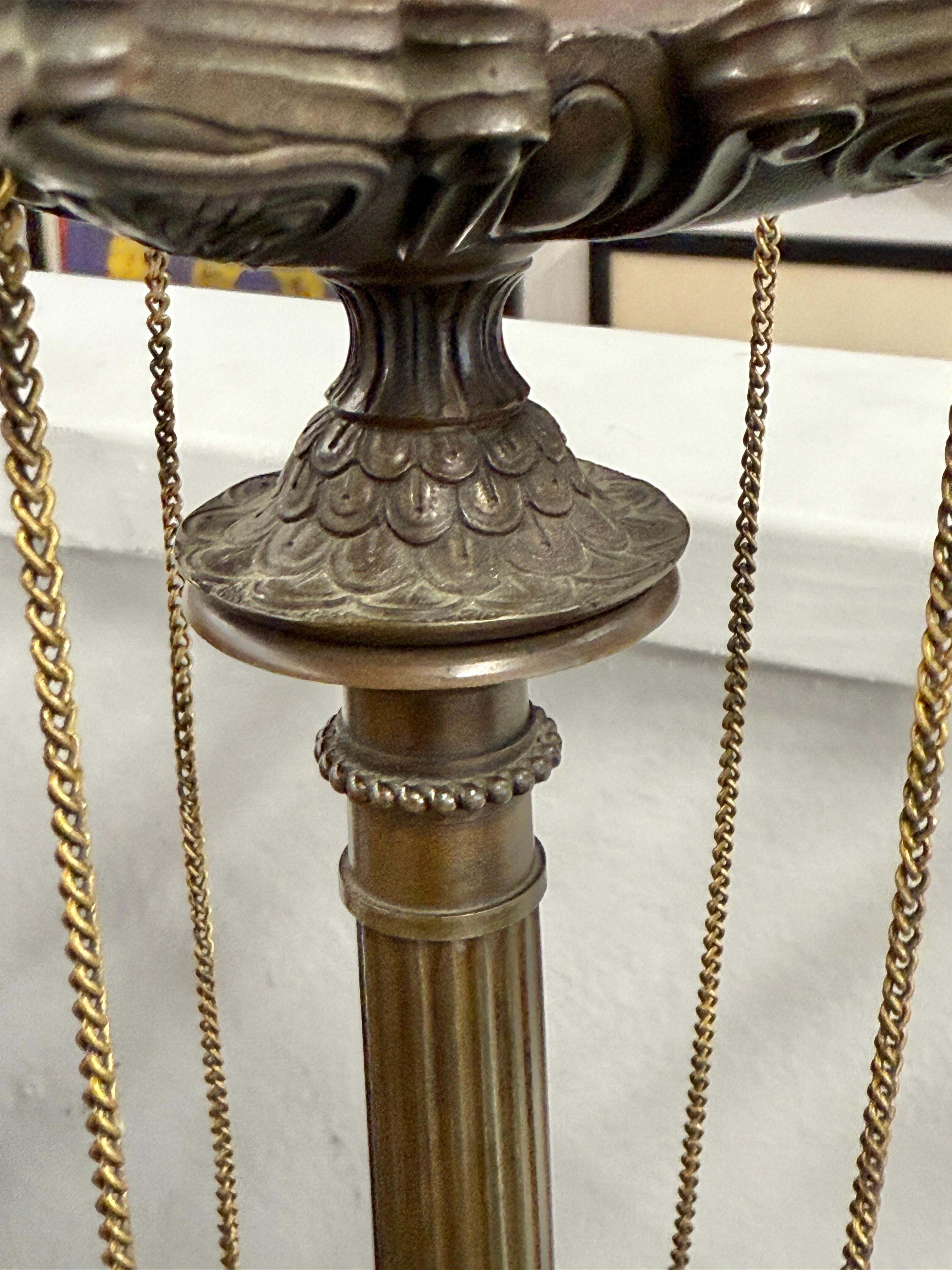 Bronzo Coppia di candelabri neoclassici francesi in bronzo del XIX secolo in vendita