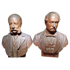 Pair of 19th Century Busts
