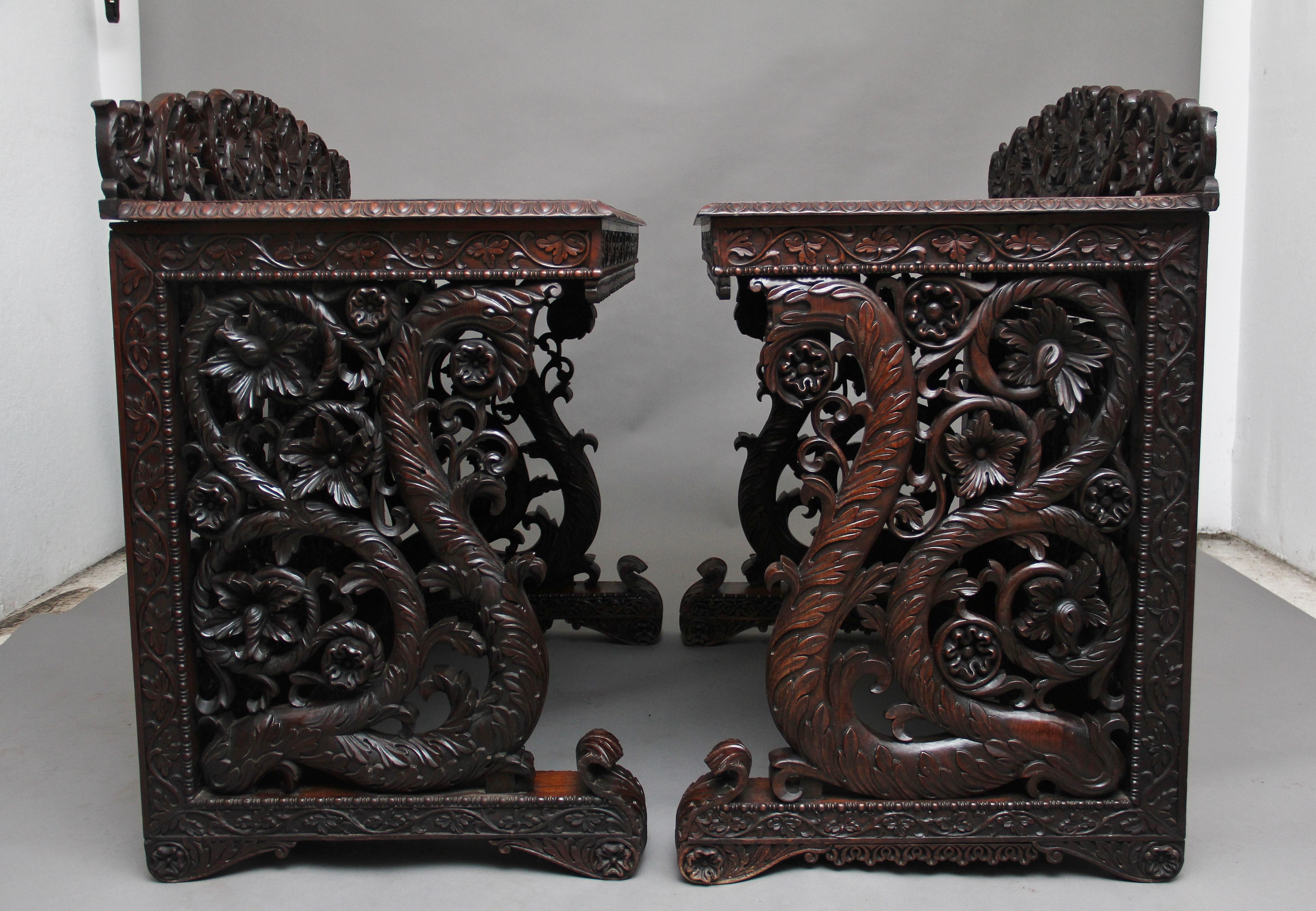 antique indian console table