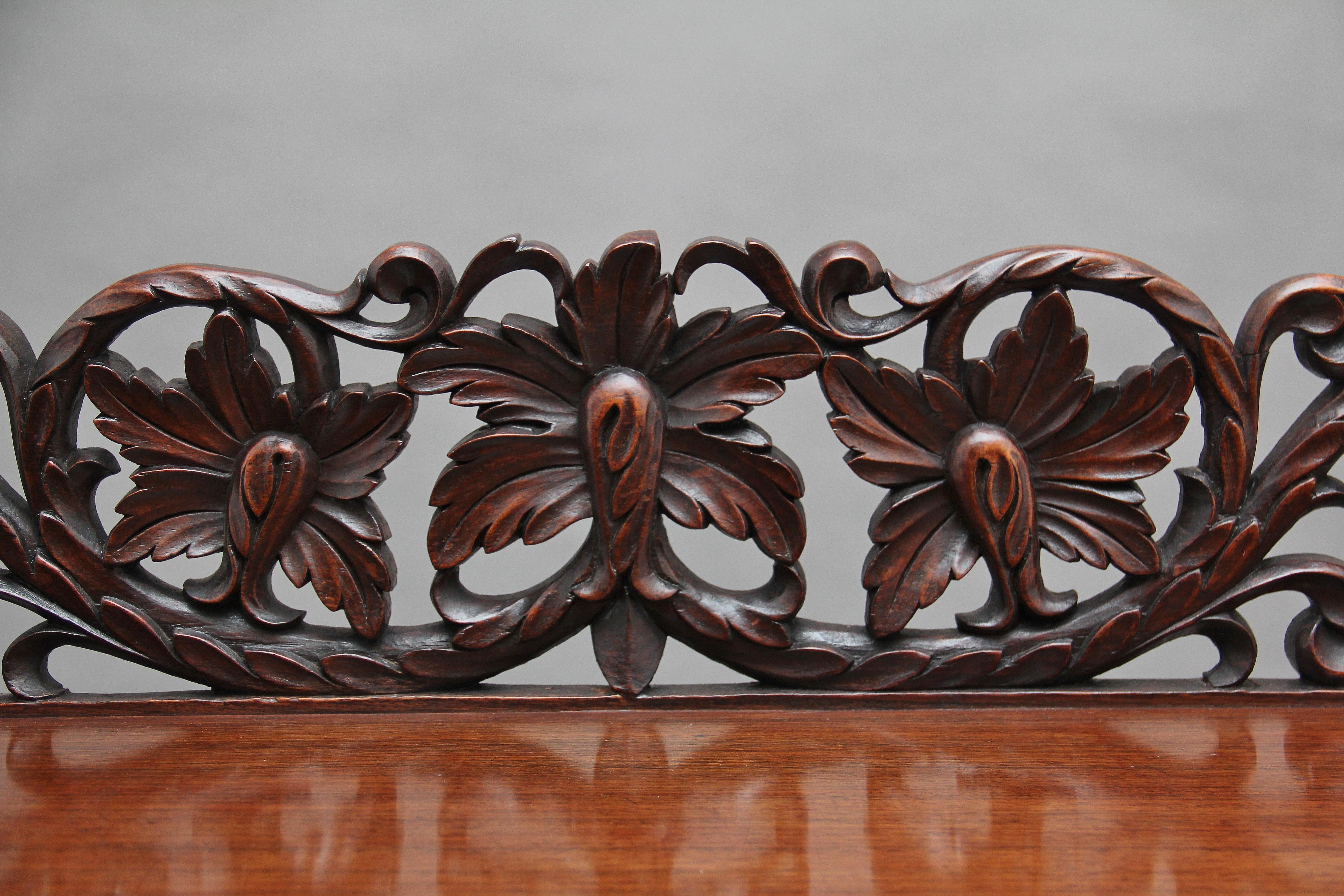 Pair of 19th Century Carved Console Tables 1