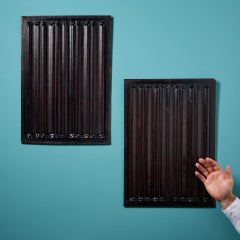 Pair of 19th Century Carved Oak Linenfold Panels