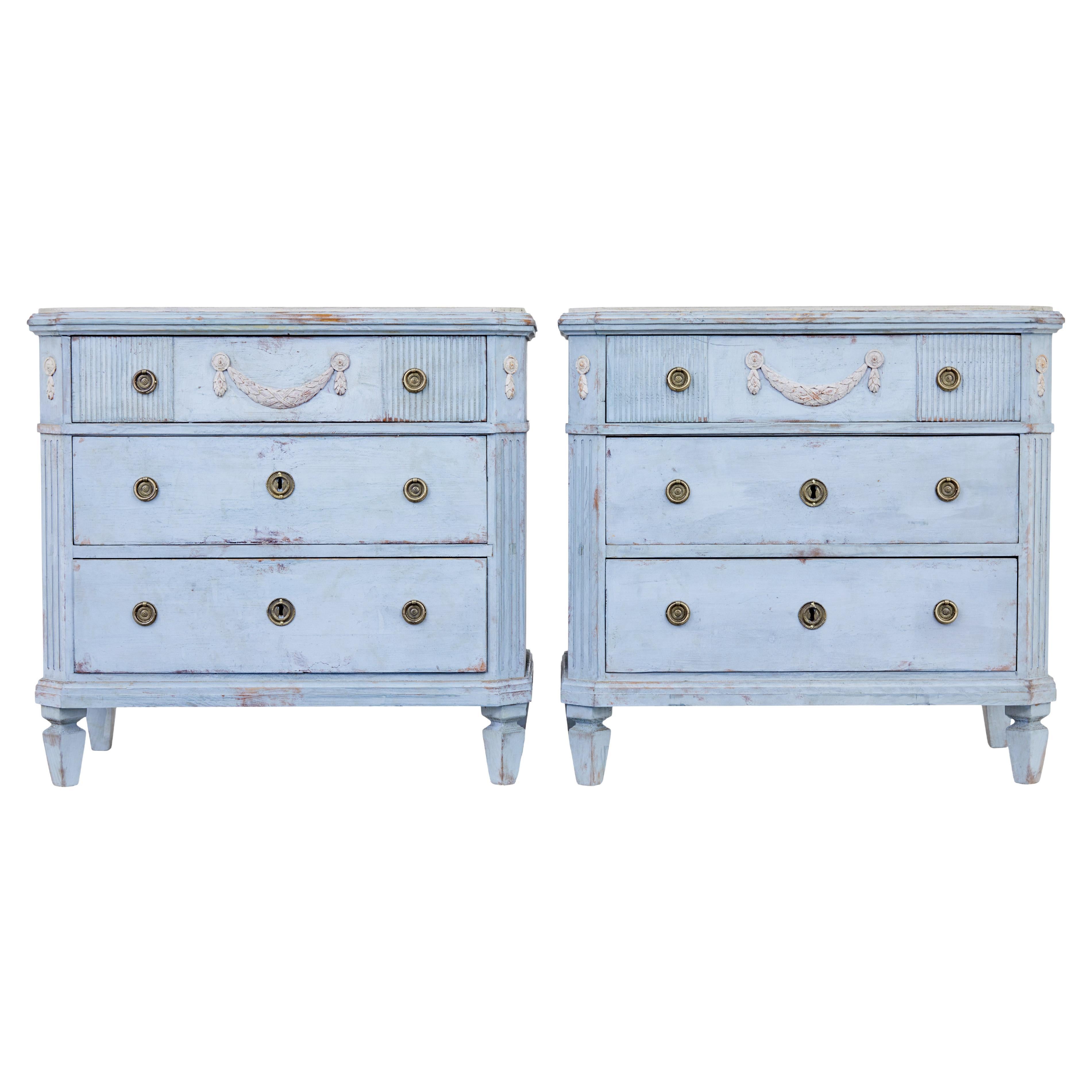 Pair of Superbly Carved Bruxelles Chests For Sale at 1stDibs