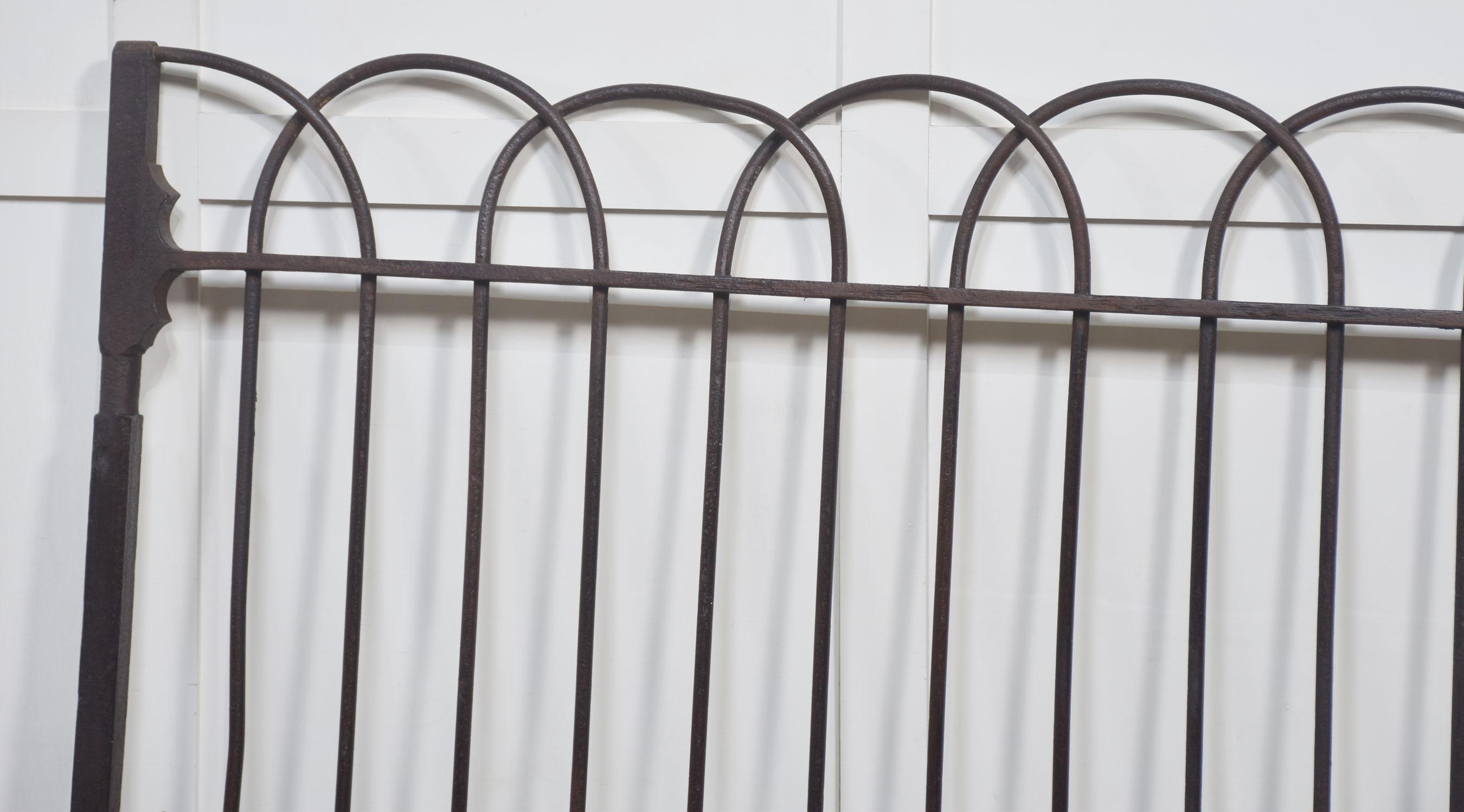 British Pair of 19th Century cast and wrought iron gates For Sale