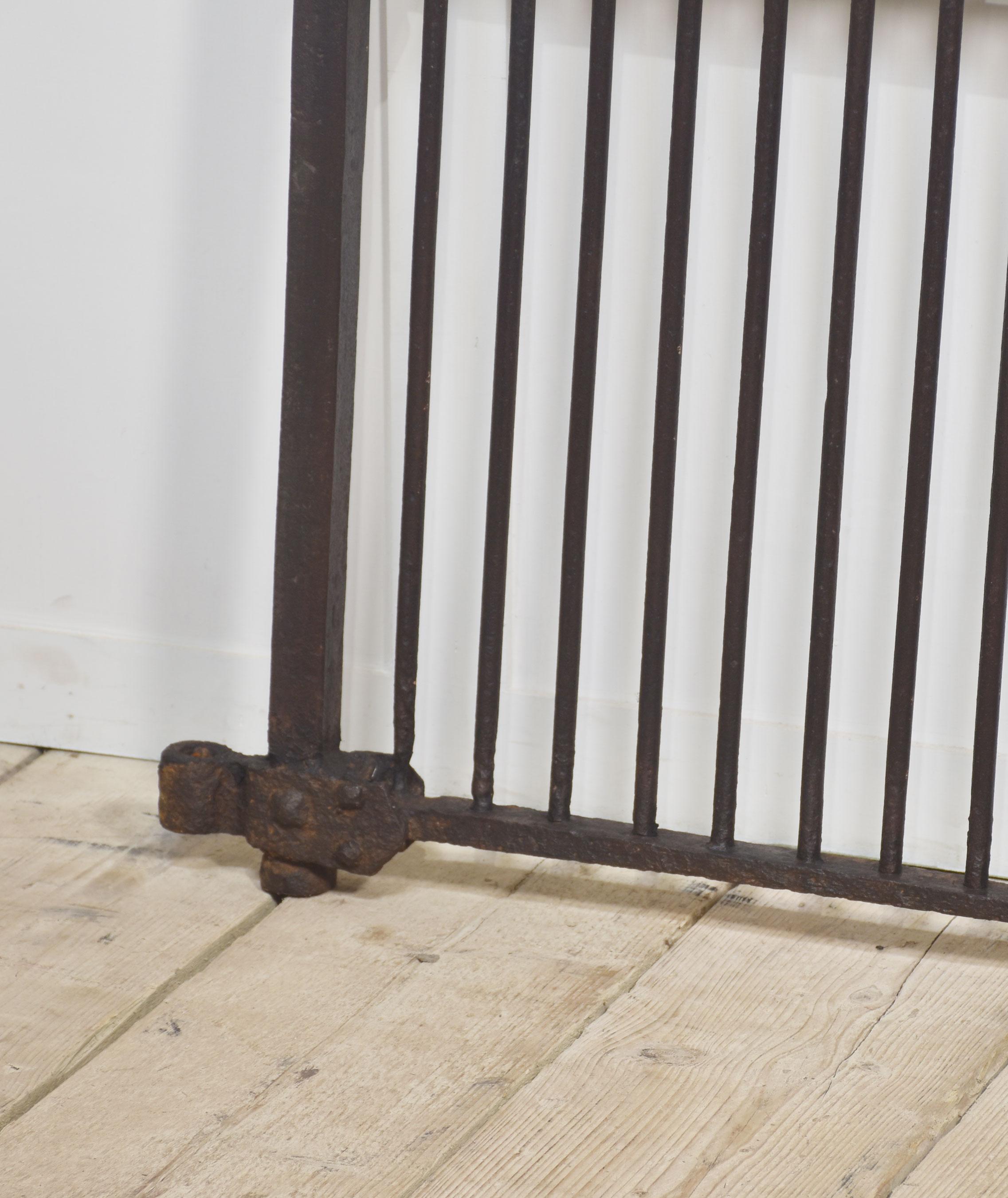 Pair of 19th Century cast and wrought iron gates For Sale 2
