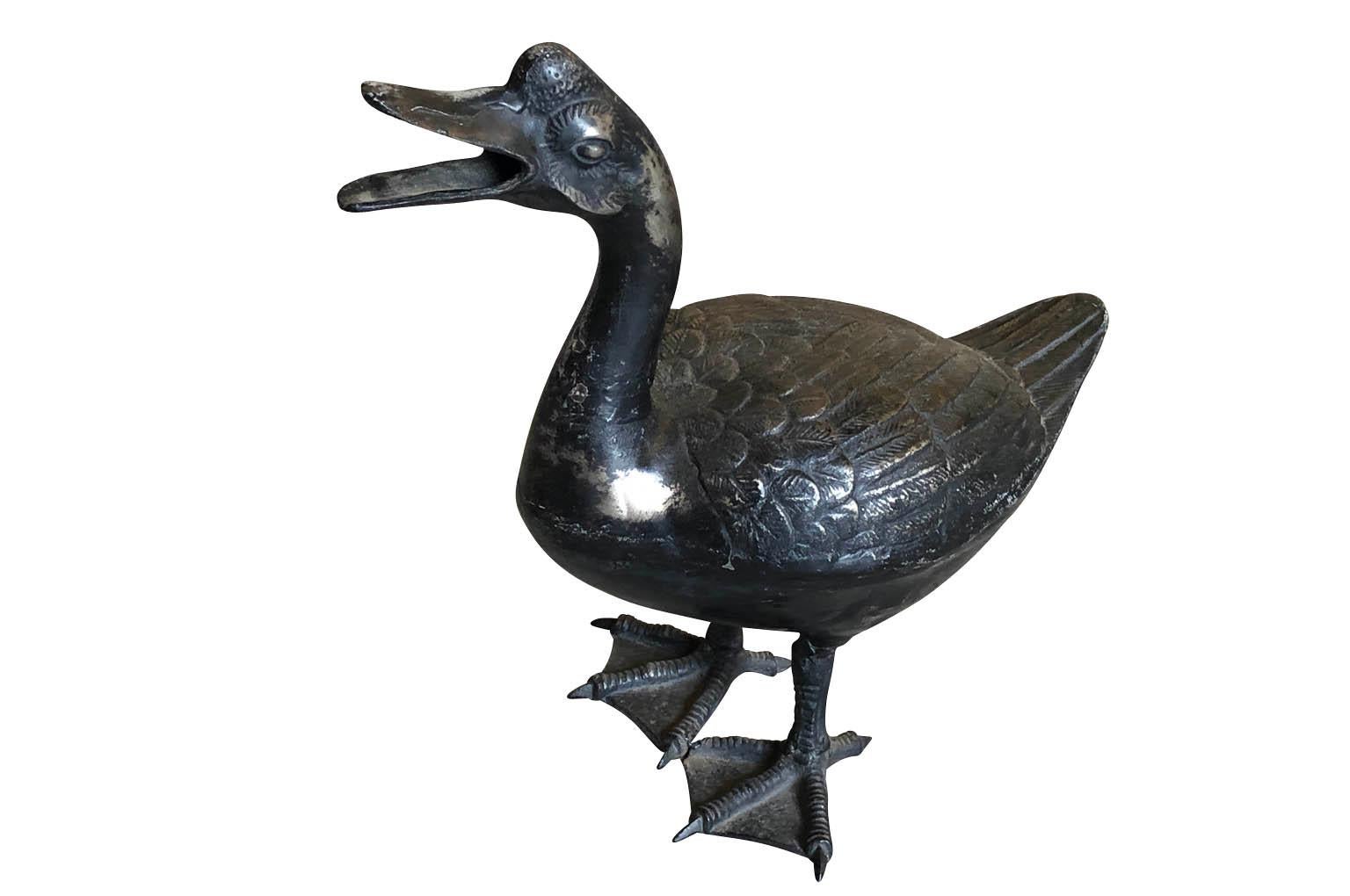 Pair of 19th Century Cast Iron Ducks 3