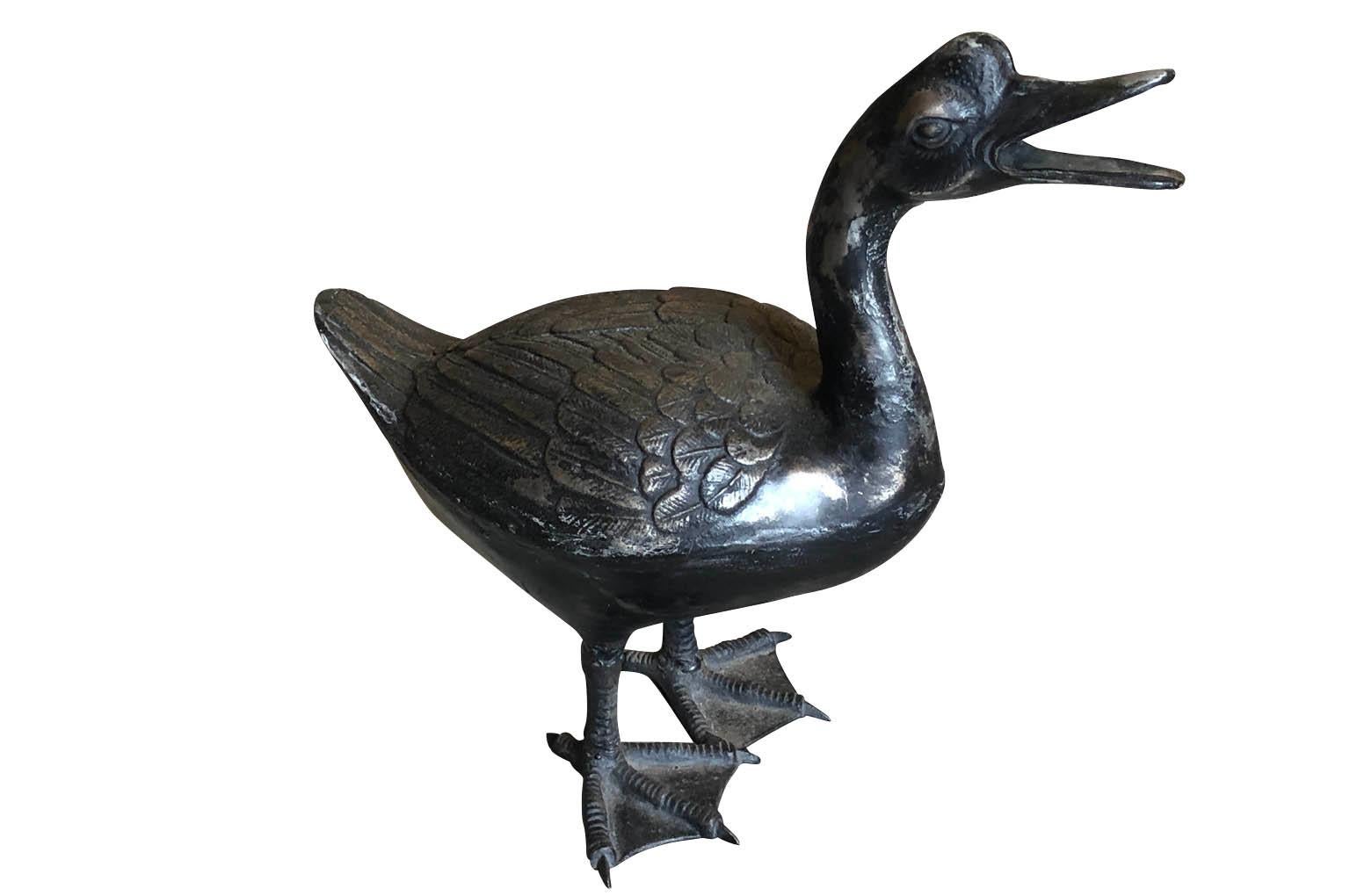 Pair of 19th Century Cast Iron Ducks 4