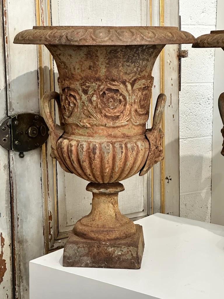 antique cast iron urns for sale