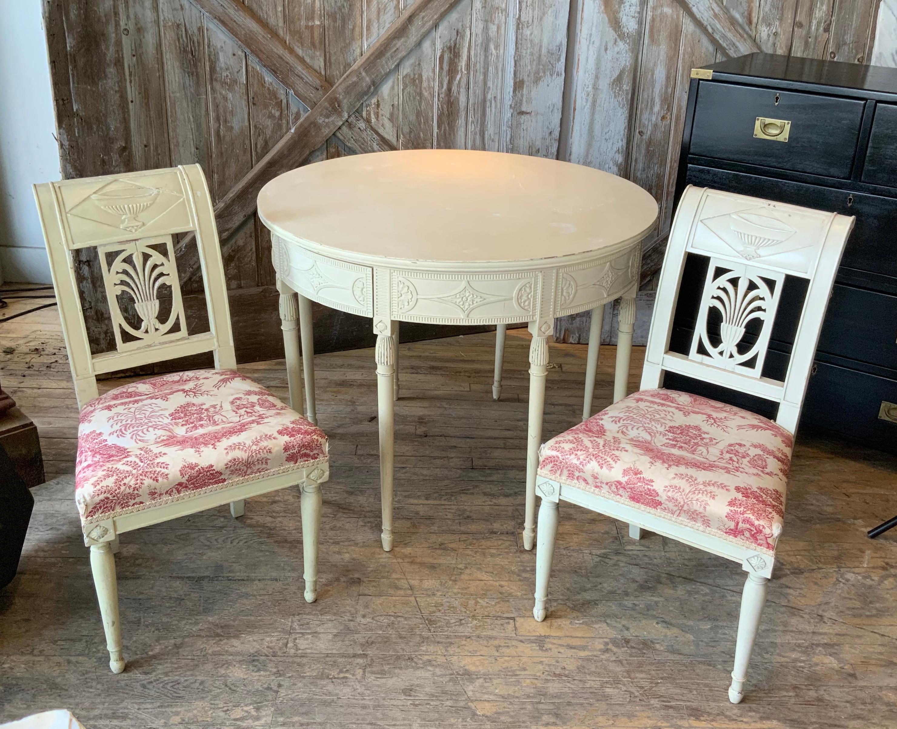Pair of 19th Century Chairs from a Newport RI Estate by Ogden Codman 2