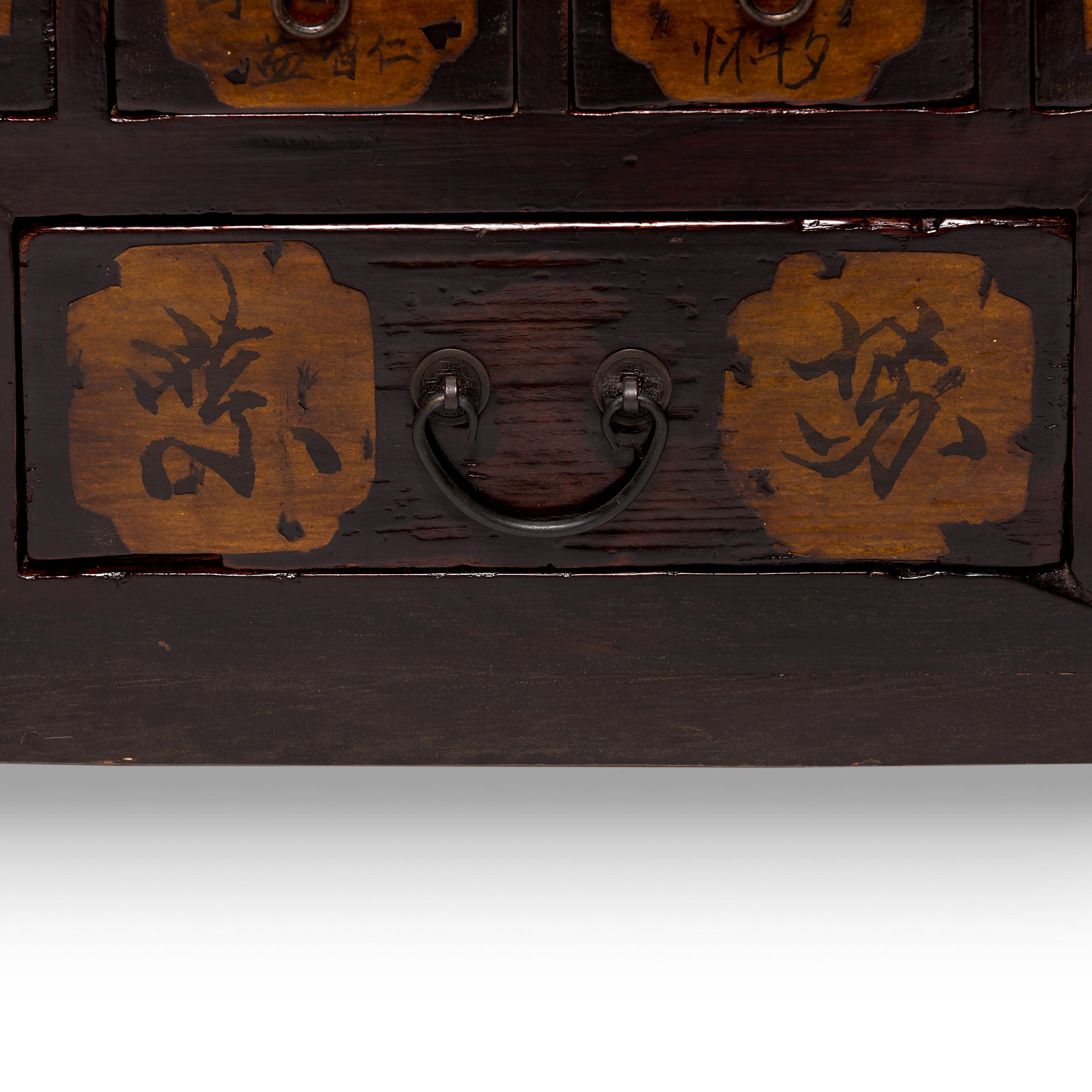 Pair of 19th Century Chinese Apothecary Chests 4