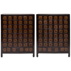 Pair of 19th Century Chinese Apothecary Chests