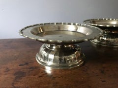 Pair of 19th Century Chinese Bronze Tazzas