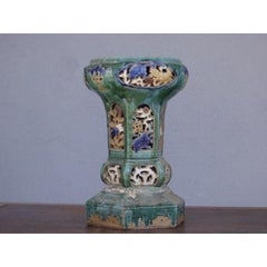 Pair of 19th Century Chinese Ceramic Bolsters