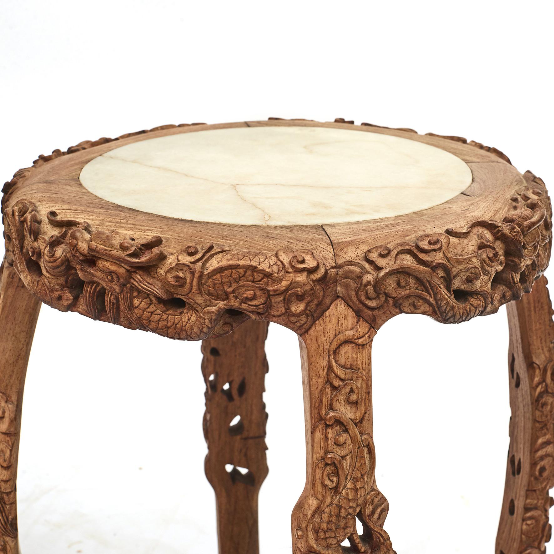 Pair of 19th Century Chinese Drum Stools 5