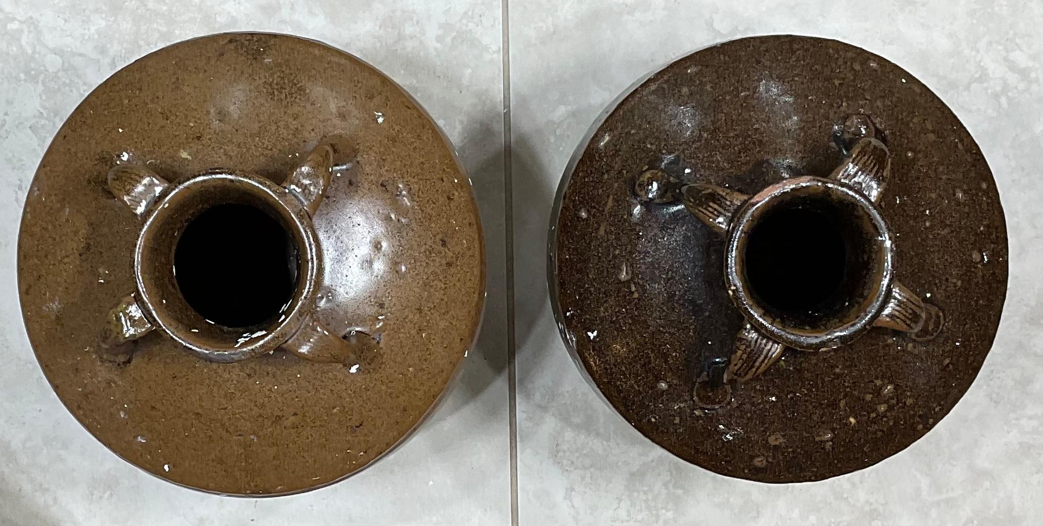 Pair of 19th Century Chinese Glazed Stoneware Jars 6
