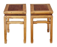 Pair of 19th Century Chinese Hardwood Stools