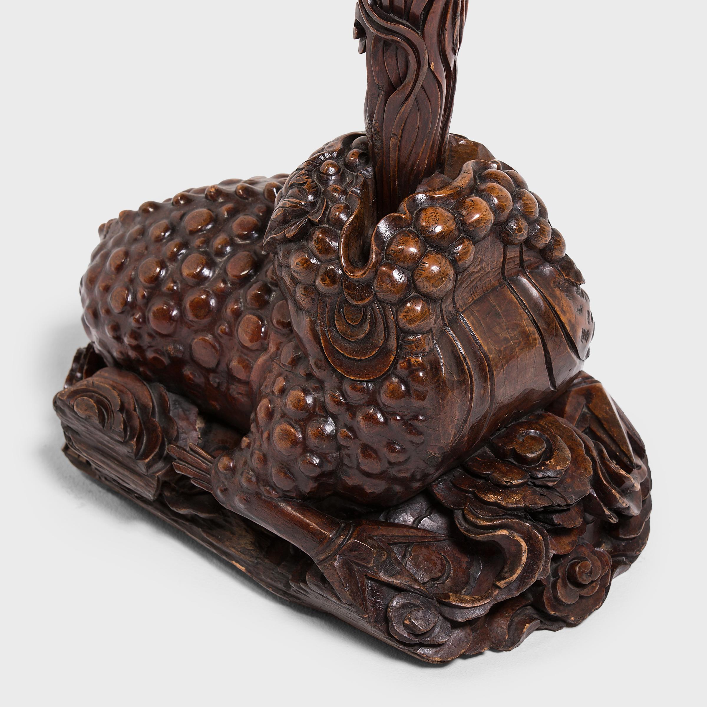 Pair of 19th Century Chinese Mythical Toad Incense Stands 7
