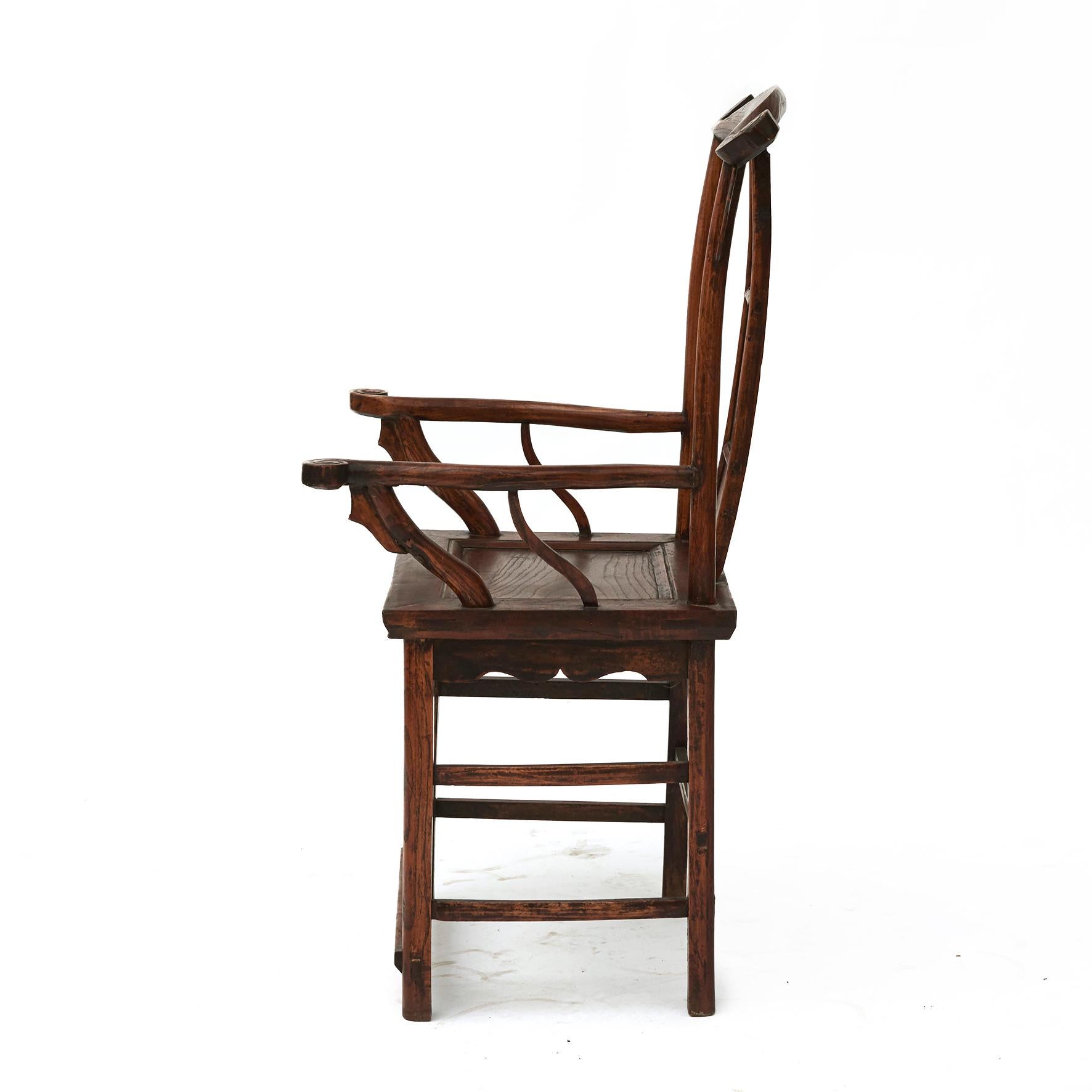 Pair of 19th Century Chinese Official's Hat Chairs In Good Condition In Kastrup, DK