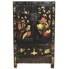 Pair of 19th Century Chinese Painted Cabinets