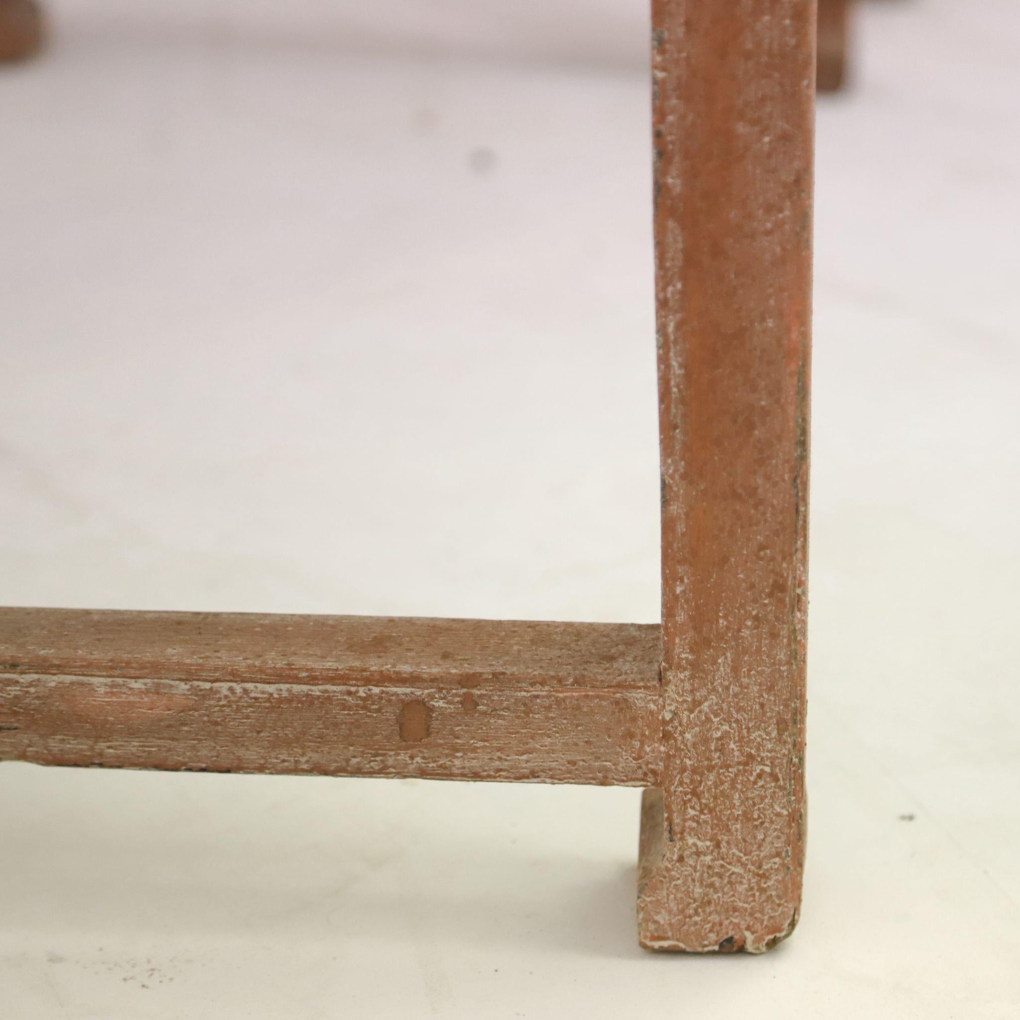Pair of 19th Century Chinese Painted Console Tables For Sale 7