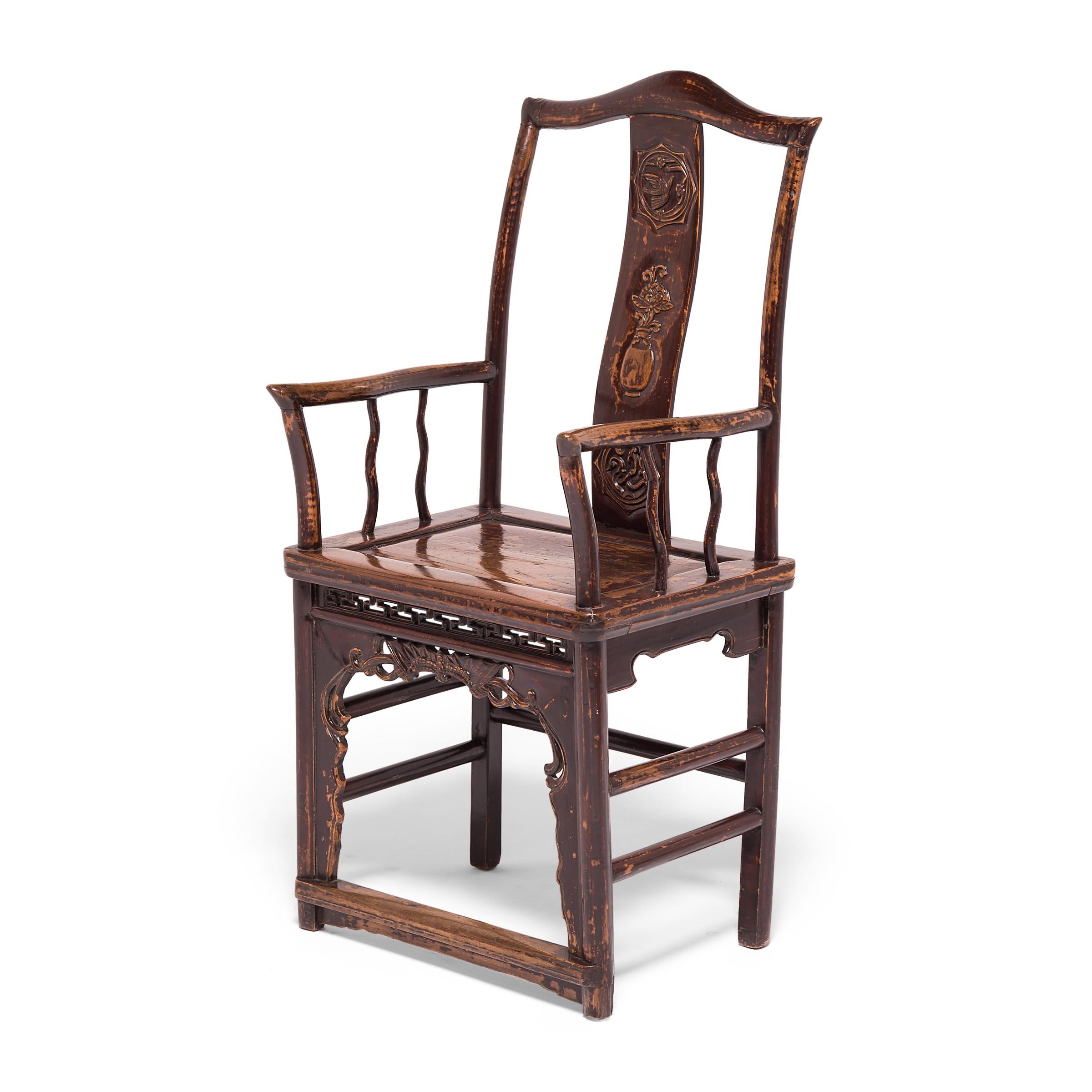 Pair of Chinese Southern Administrator's Chairs, c. 1850 For Sale 2