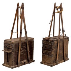 Pair of 19th Century Chinese Wooden Boxes
