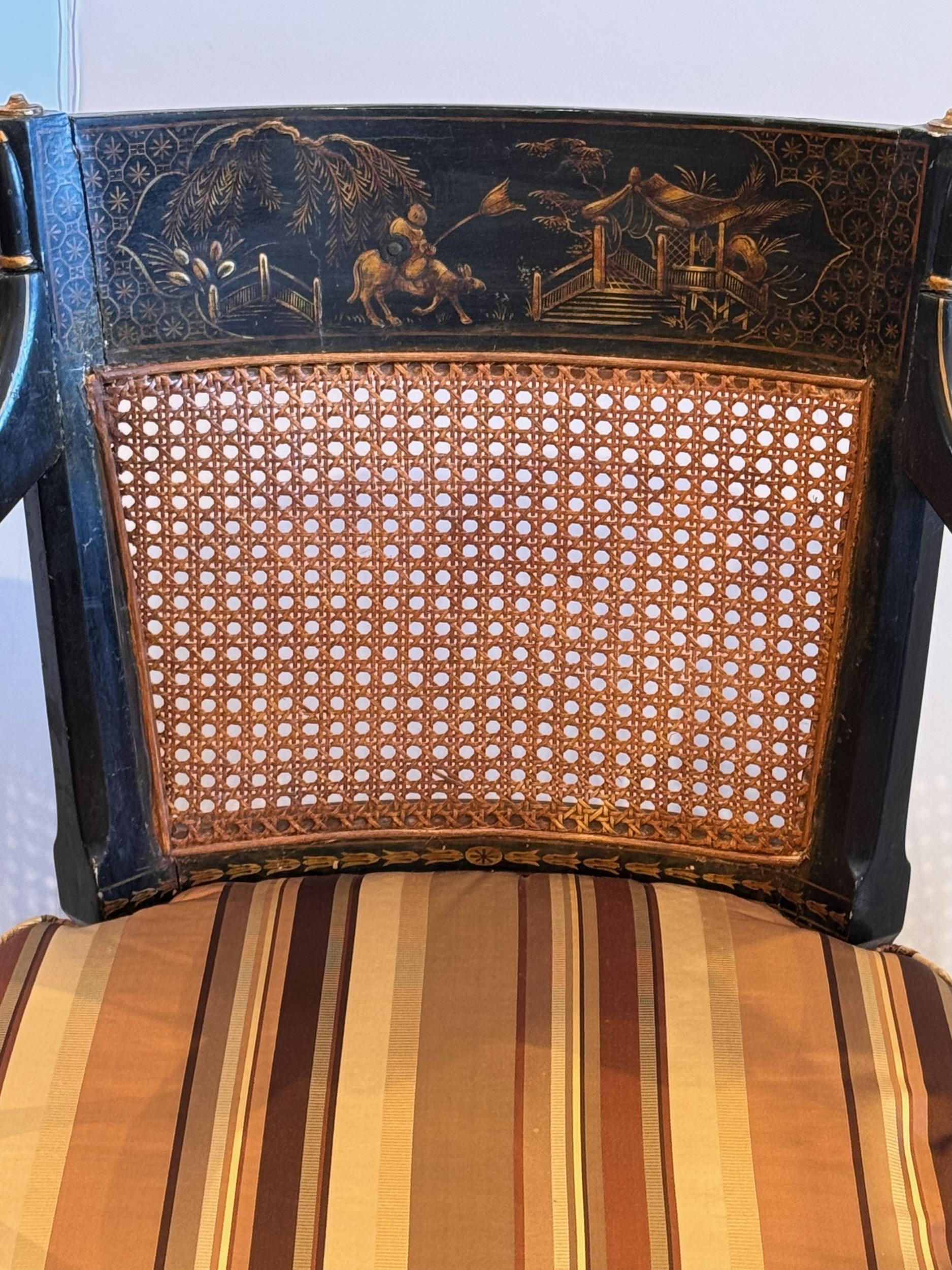Paire de chaises Chinoiserie du 19ème siècle en vente 2