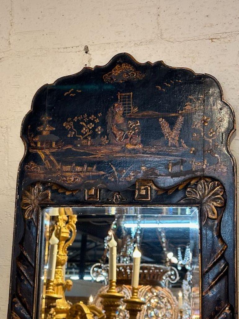 Paar Chinoiserie-Spiegel des 19. Jahrhunderts im Zustand „Gut“ im Angebot in Dallas, TX