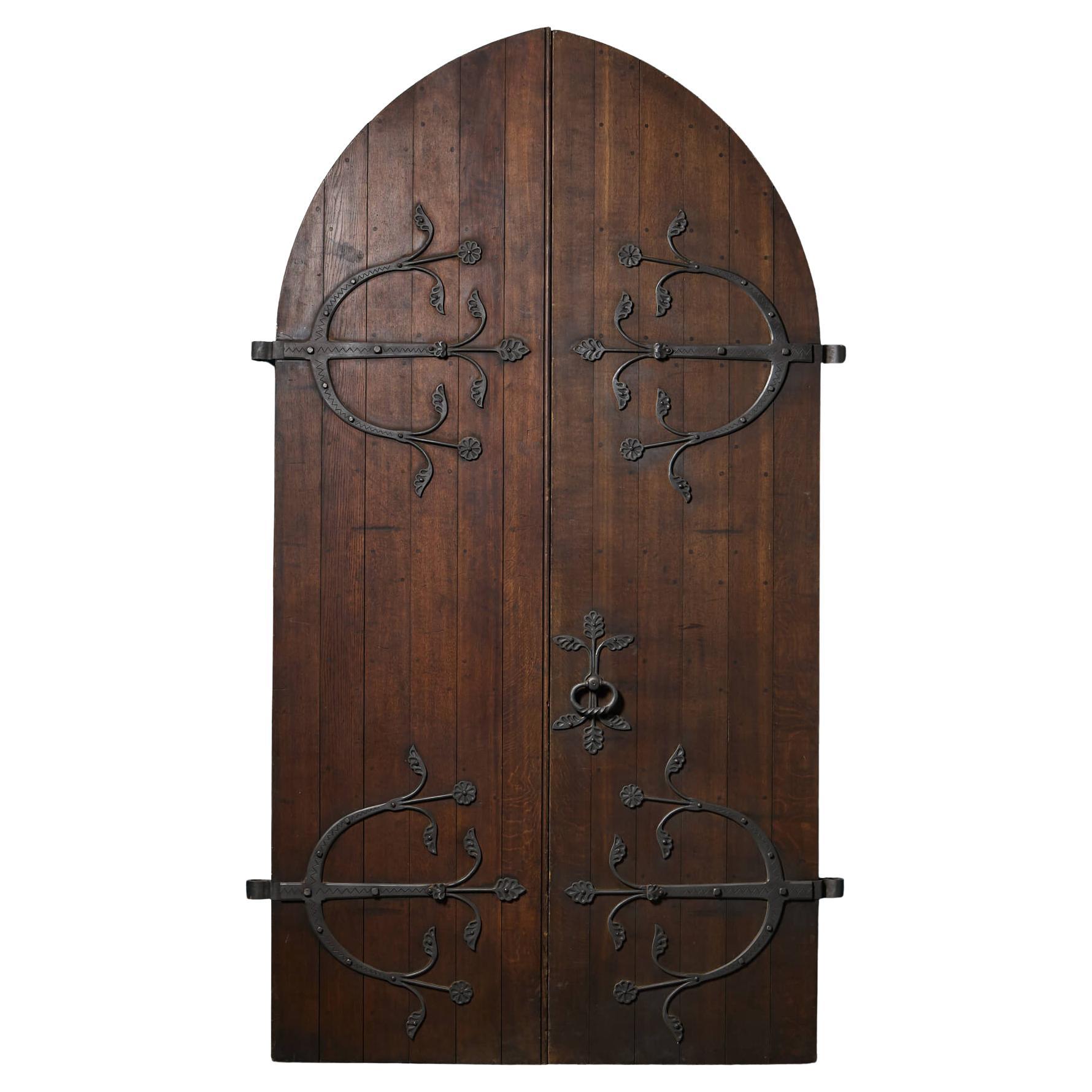 Pair Of 19th Century Church Doors For Sale