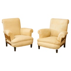 Pair of 19th Century Club Chairs