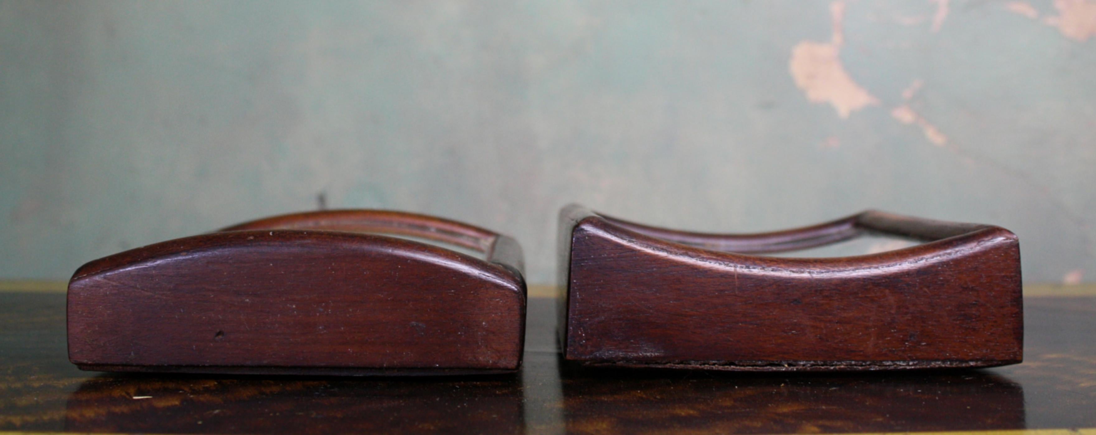 Pair of 19th Century Concave & Convex Distortion Scientific Mirrors 1