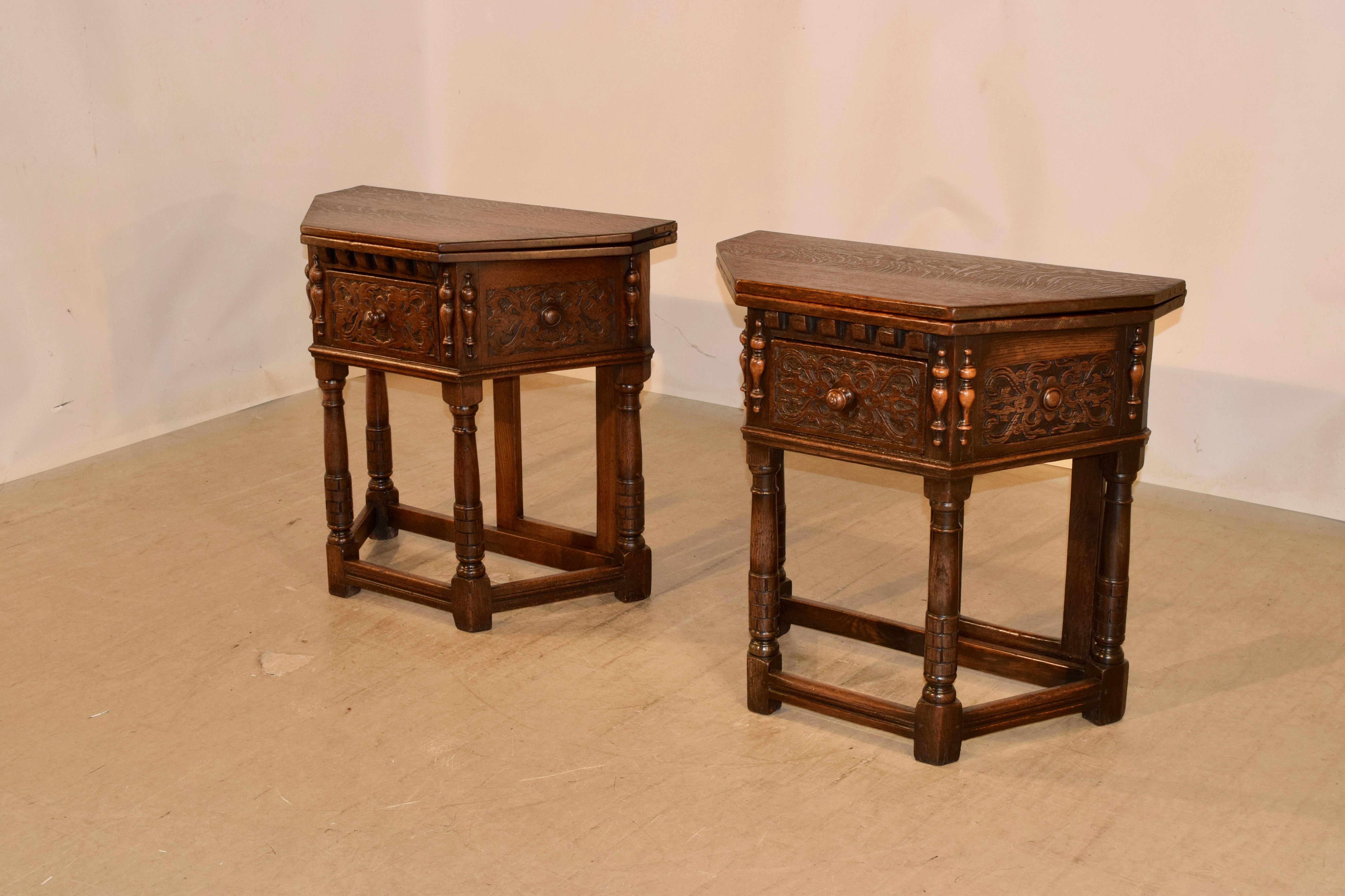 English Pair of 19th Century Console Tables