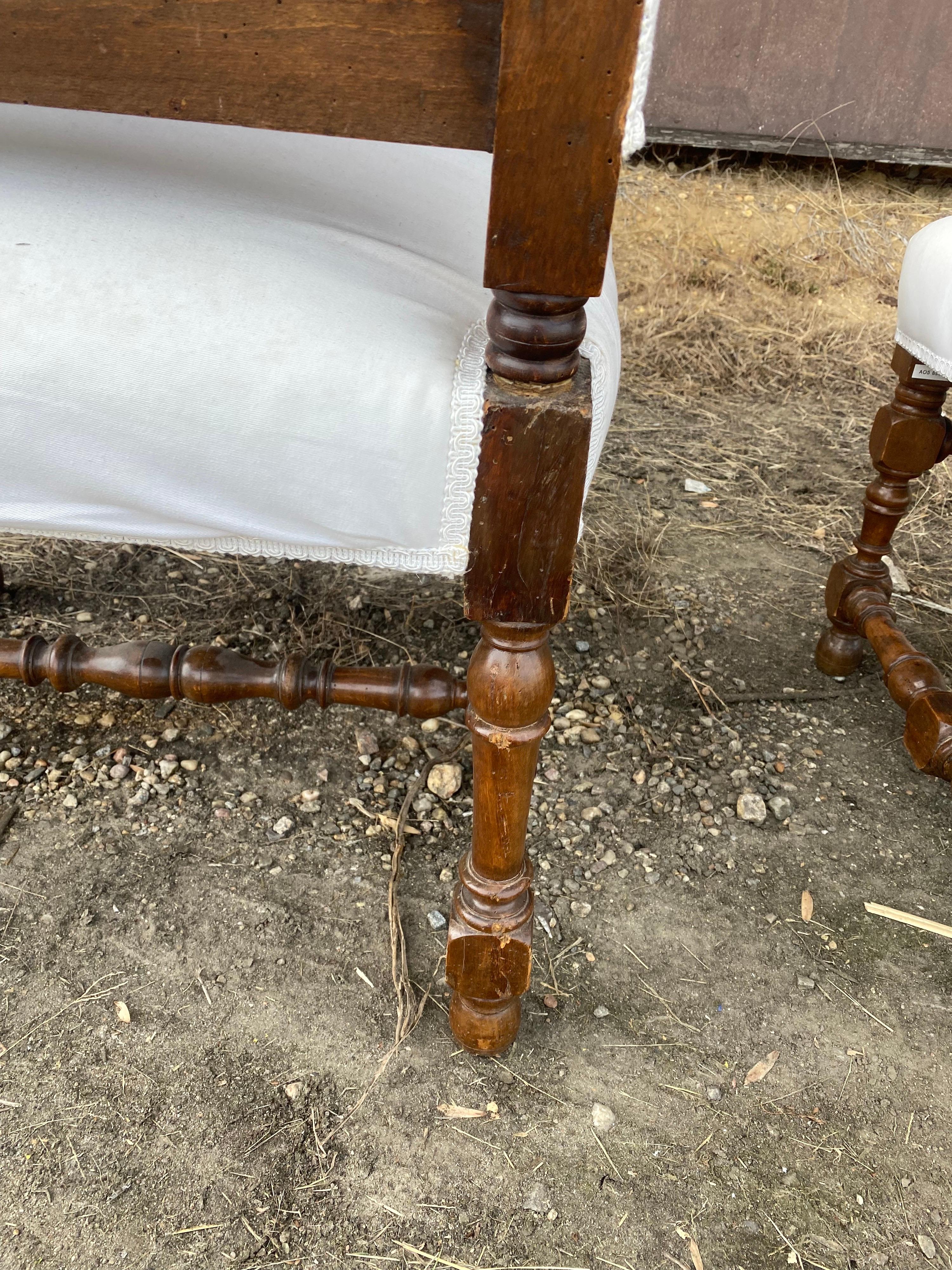 Pair of 19th Century Continental Arm Chairs For Sale 3